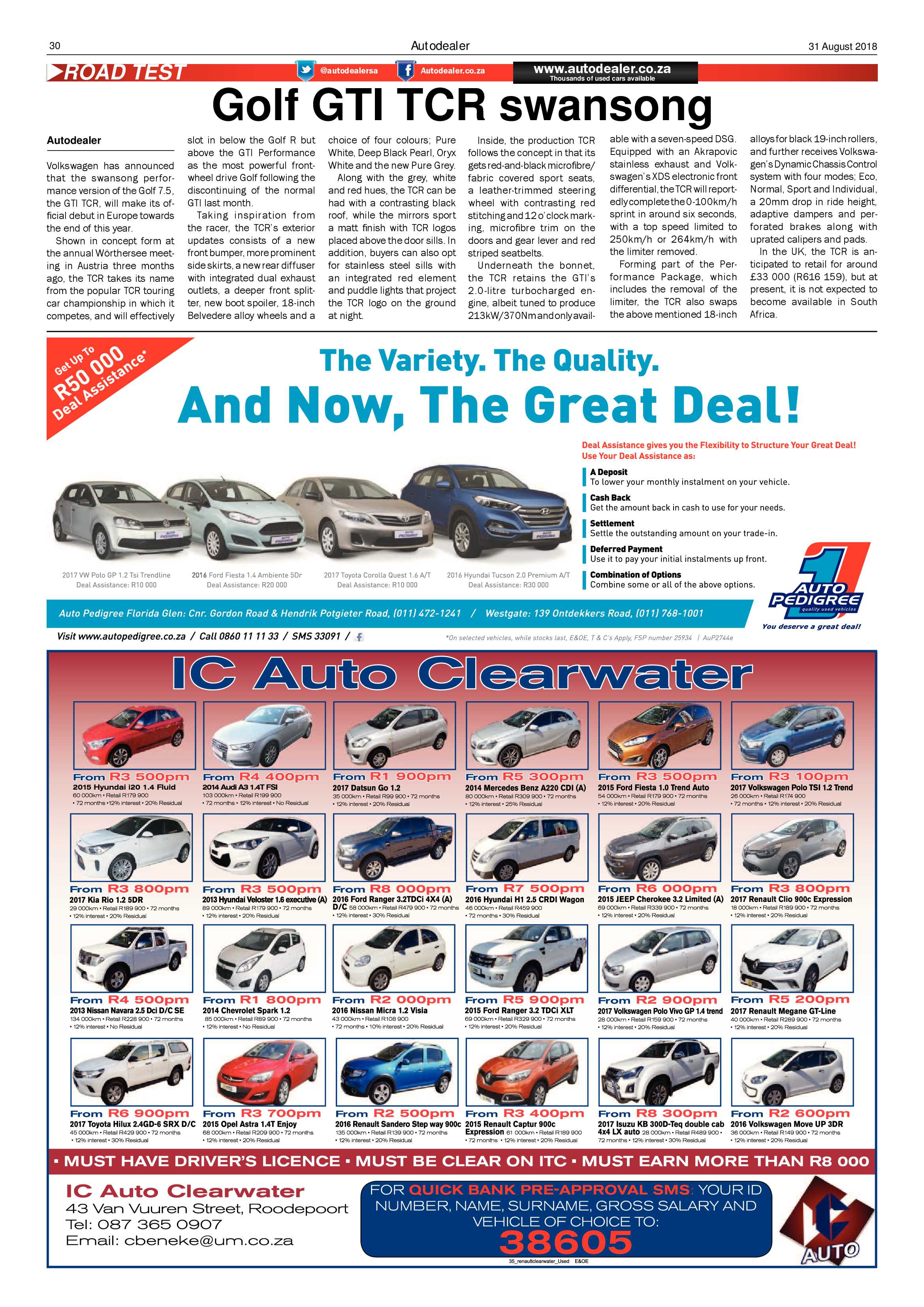 Roodepoort Record 31 August 2018 page 30