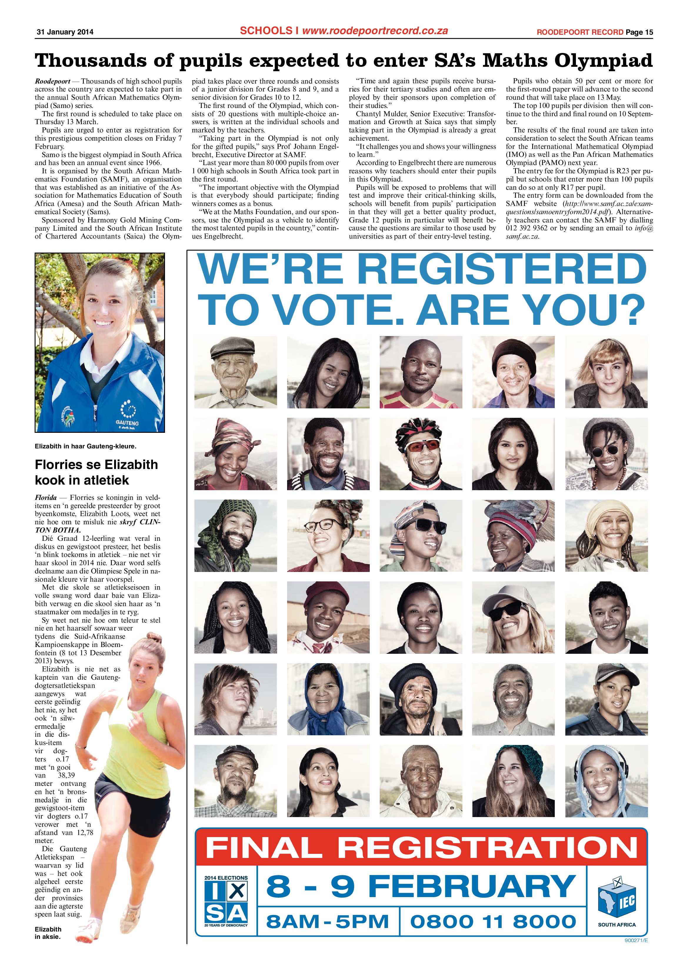 Roodepoort Record 31 January 2014 page 15
