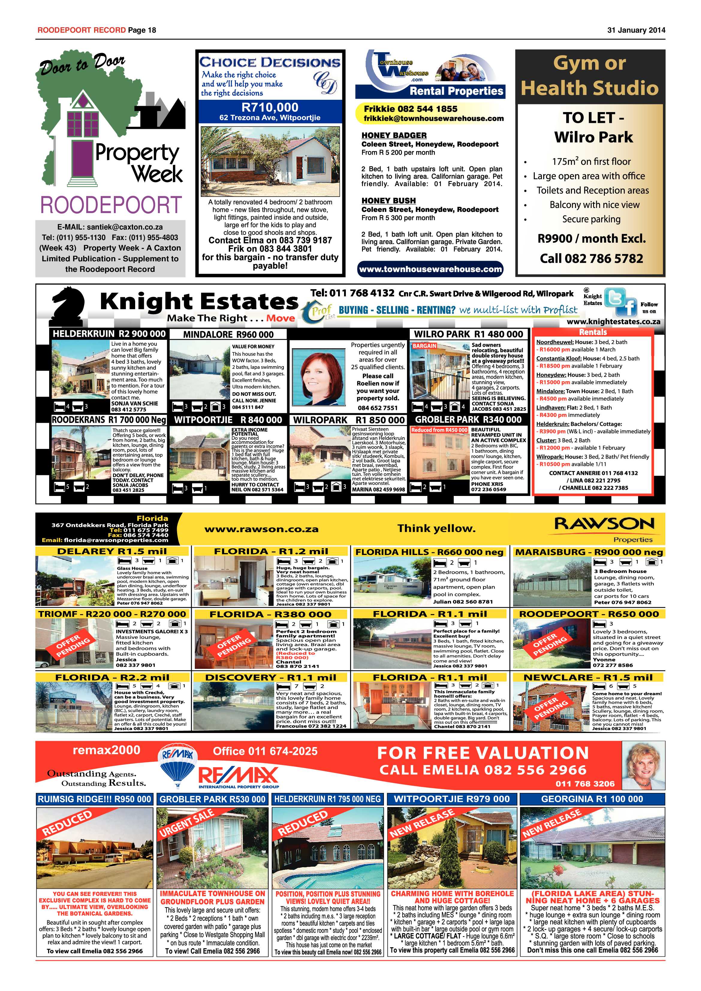 Roodepoort Record 31 January 2014 page 18