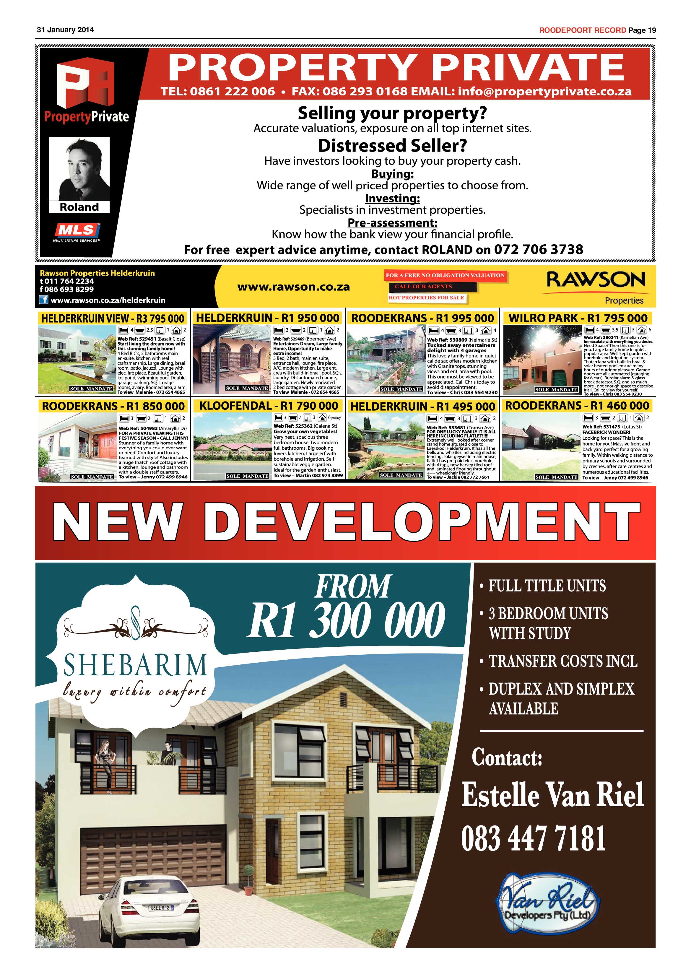 Roodepoort Record 31 January 2014 page 19