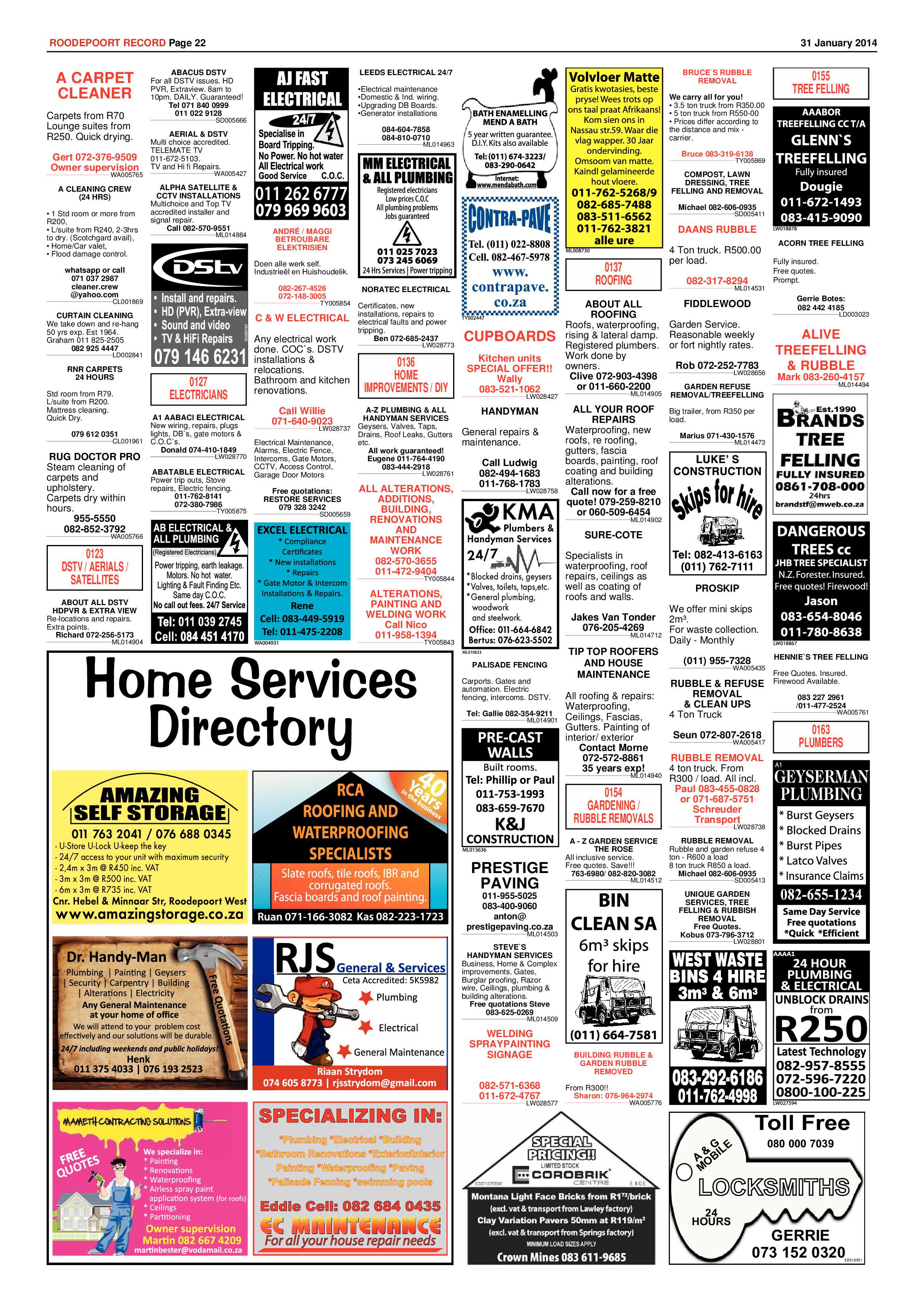 Roodepoort Record 31 January 2014 page 22