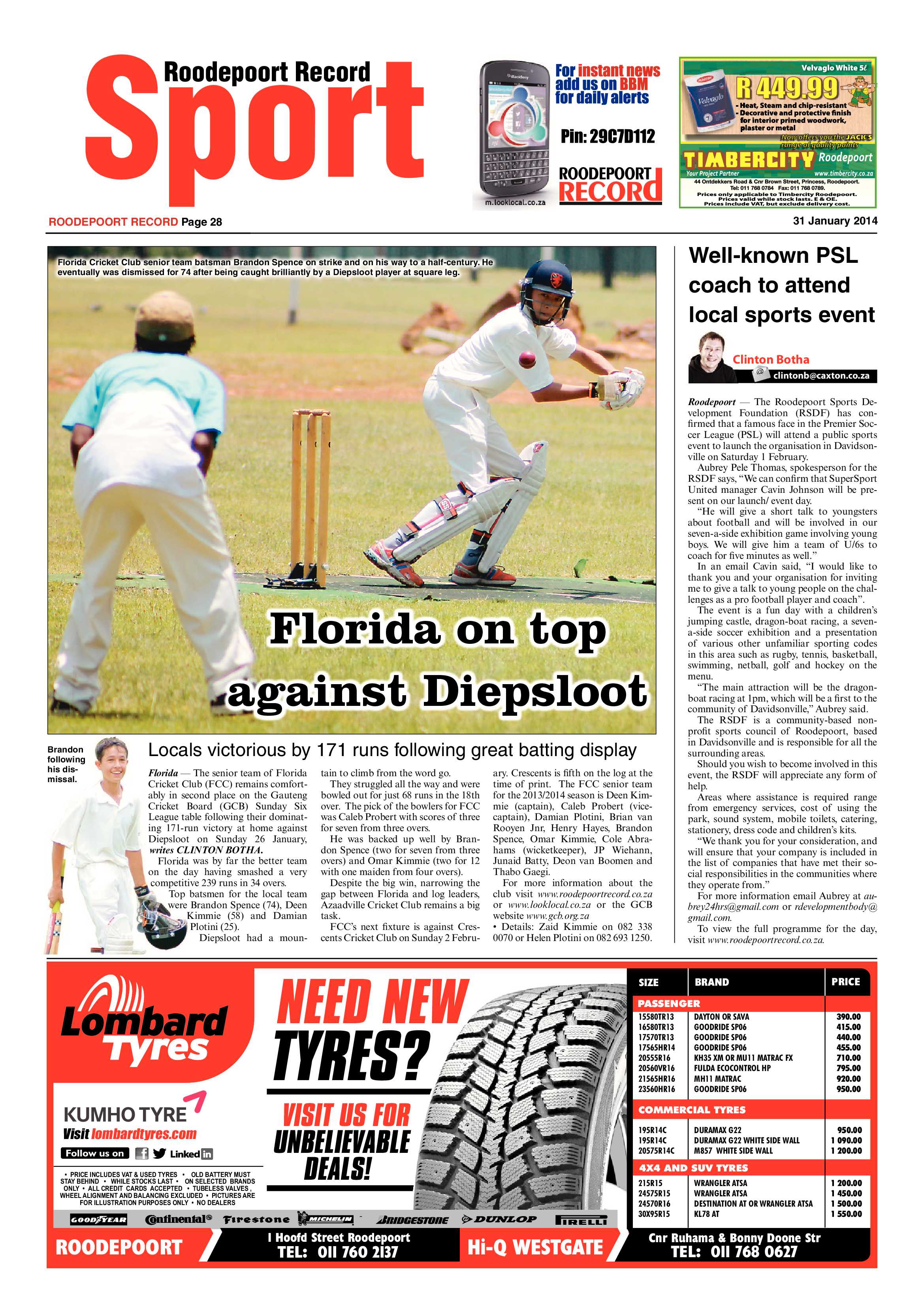 Roodepoort Record 31 January 2014 page 28