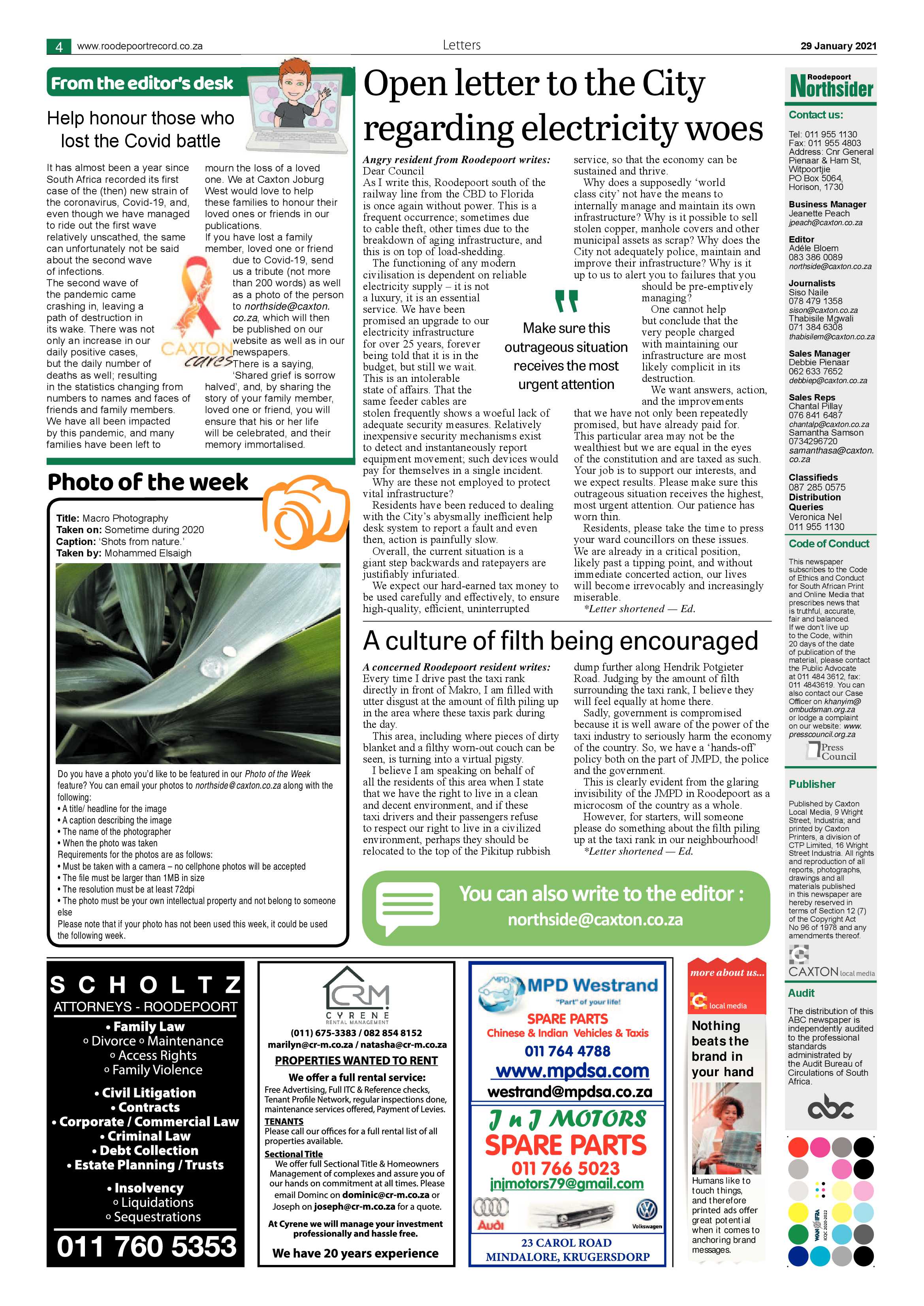 Roodepoort Northsider 29 January 2021 page 4