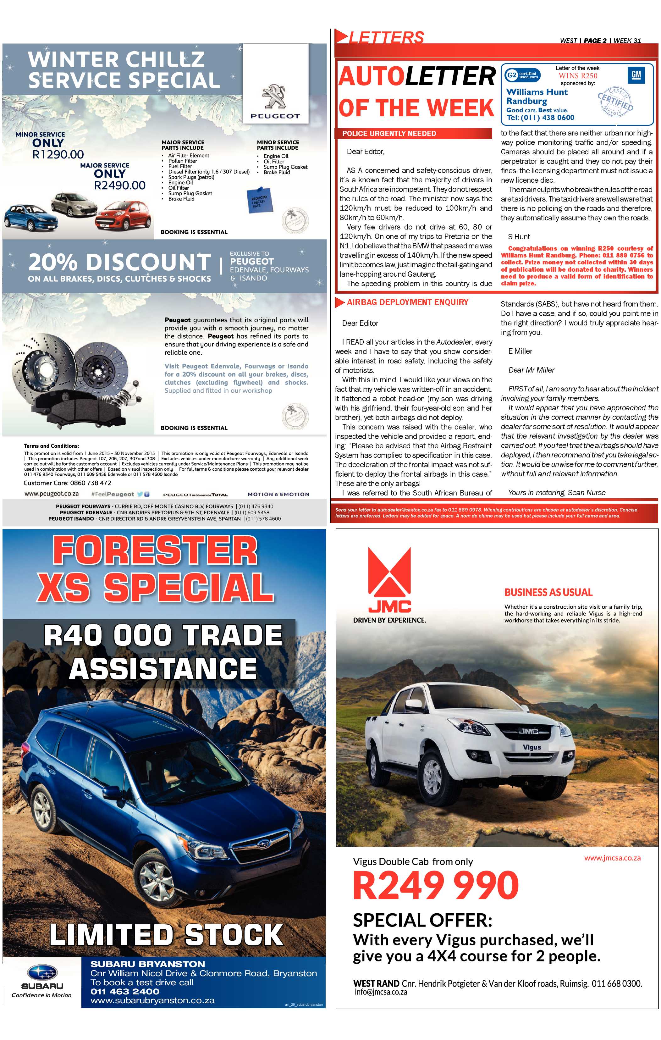 Roodepoort Record 31 July 2015 page 14