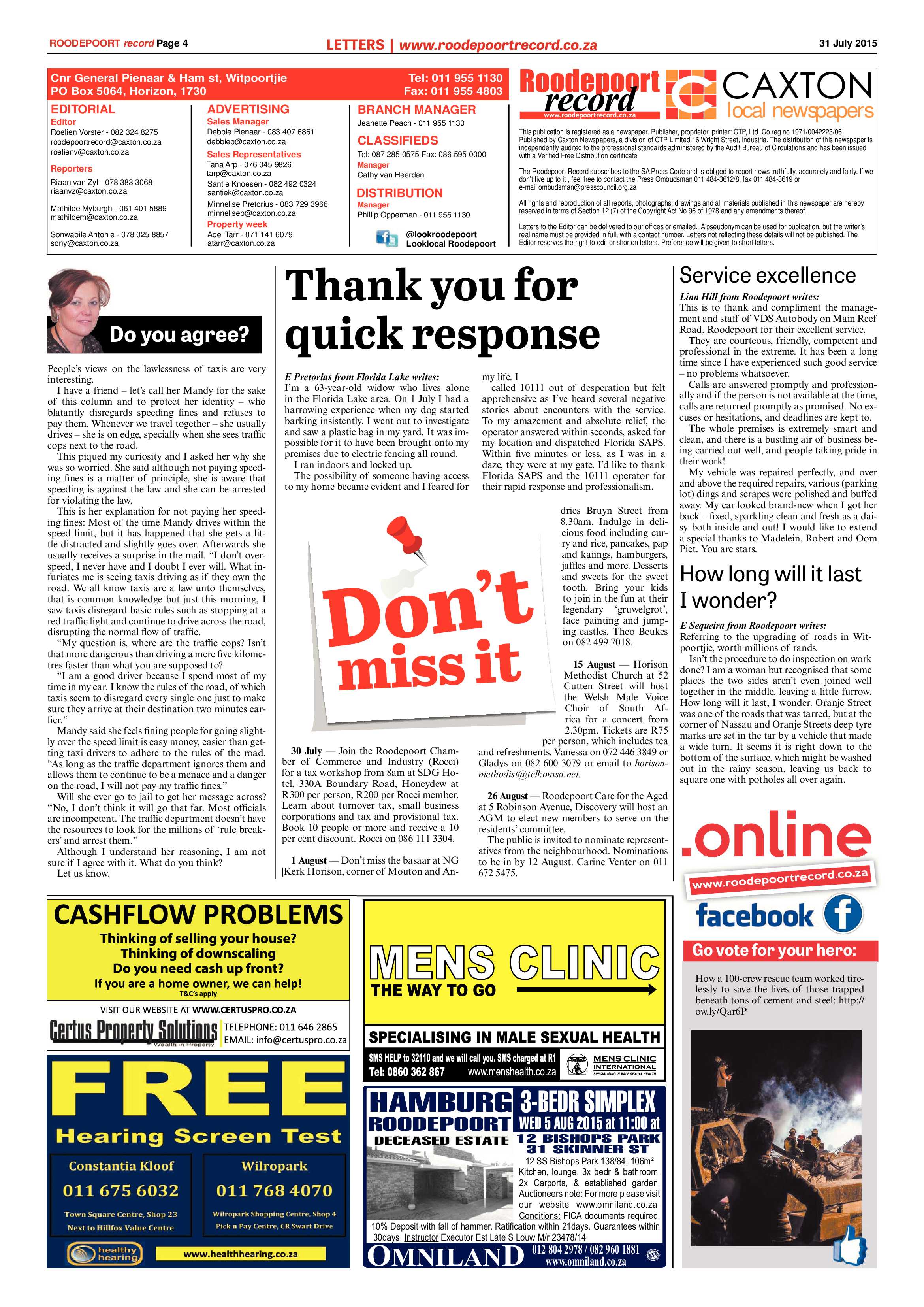 Roodepoort Record 31 July 2015 page 4