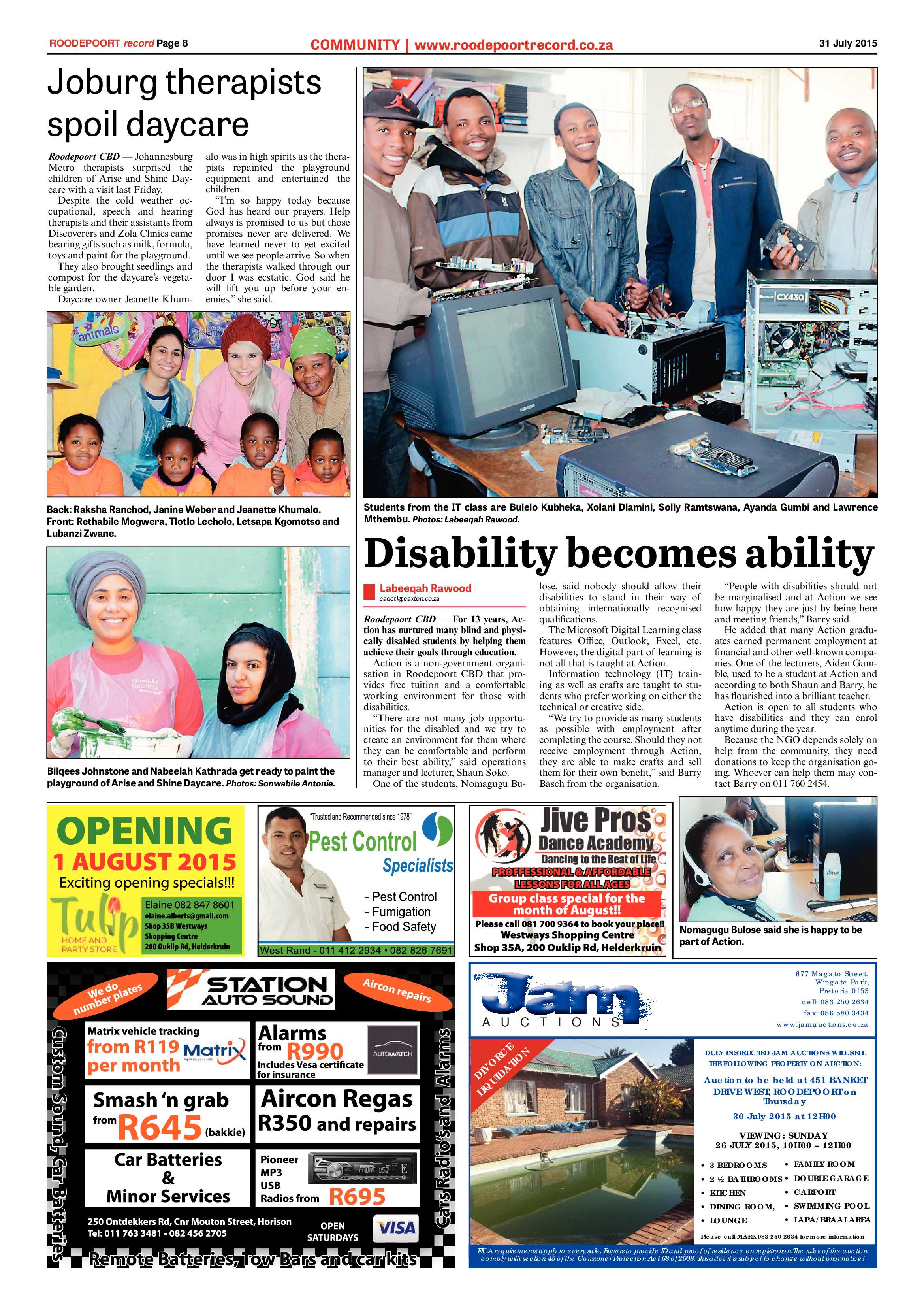 Roodepoort Record 31 July 2015 page 8