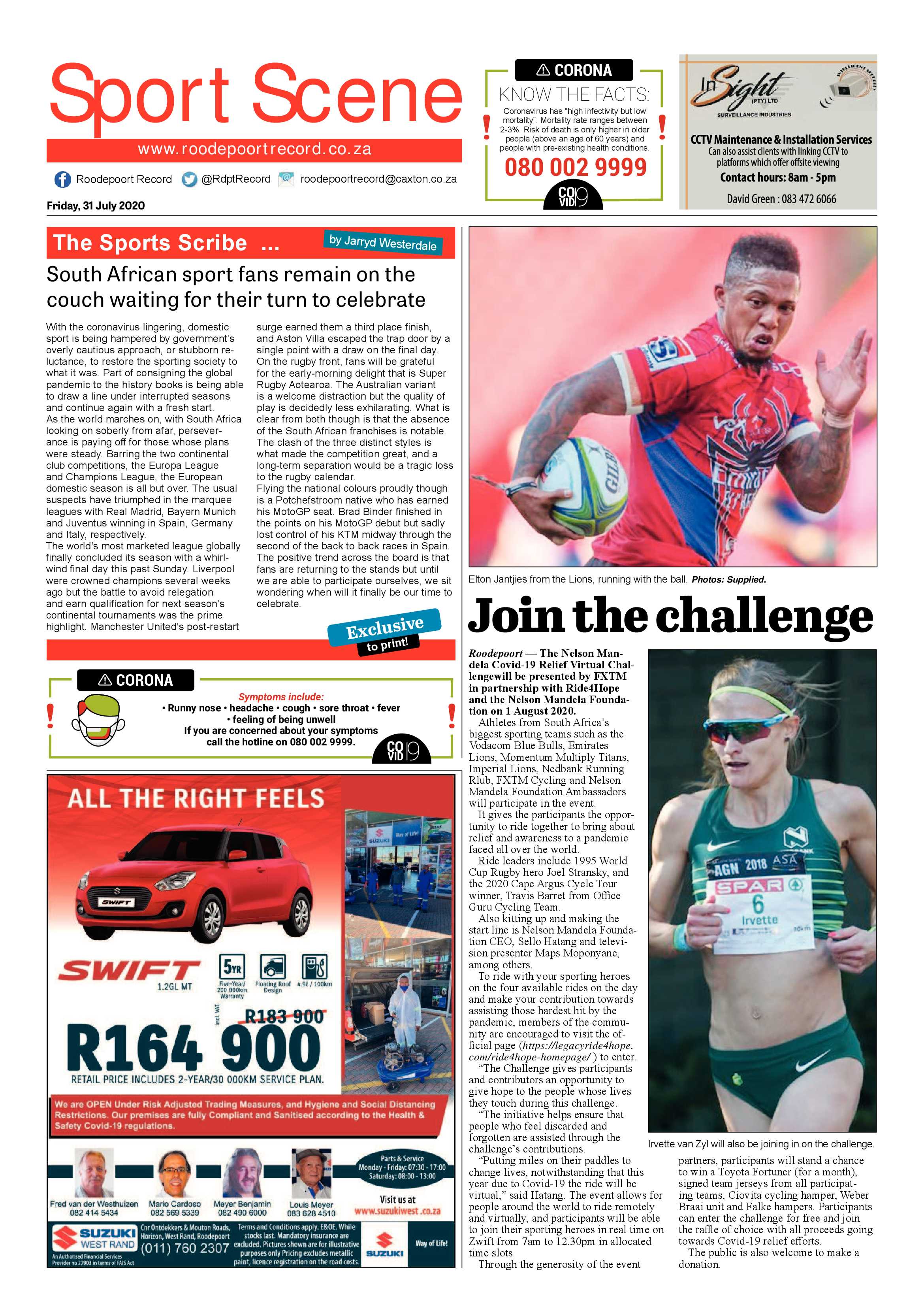 Roodepoort Record 31 July 2020 page 16