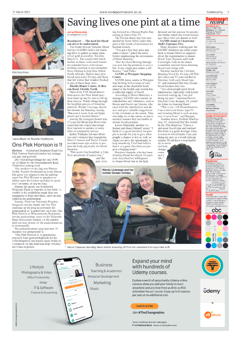 Roodepoort Record 31 March 2023 page 3