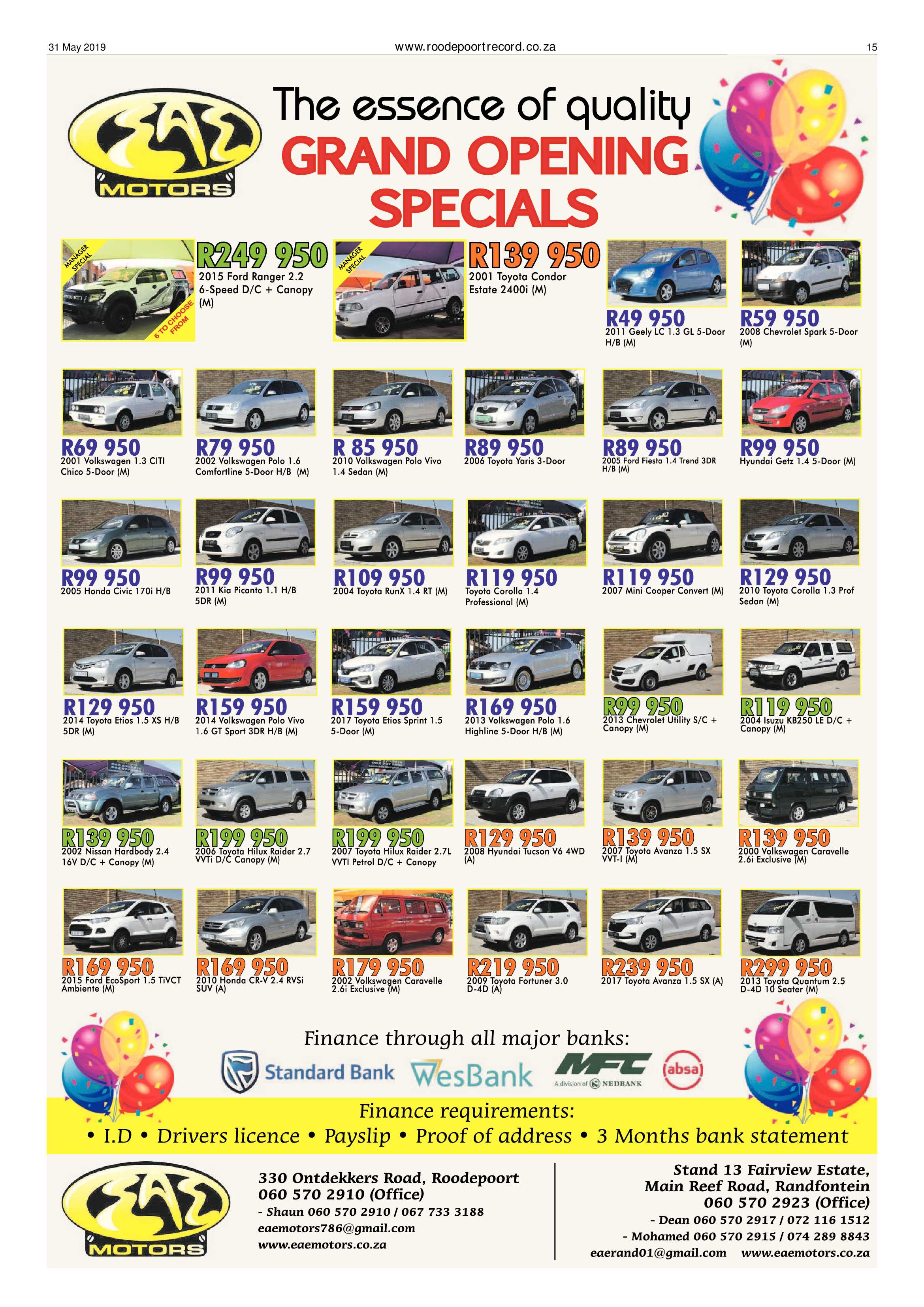 Roodepoort Record 31 May 2019 page 15