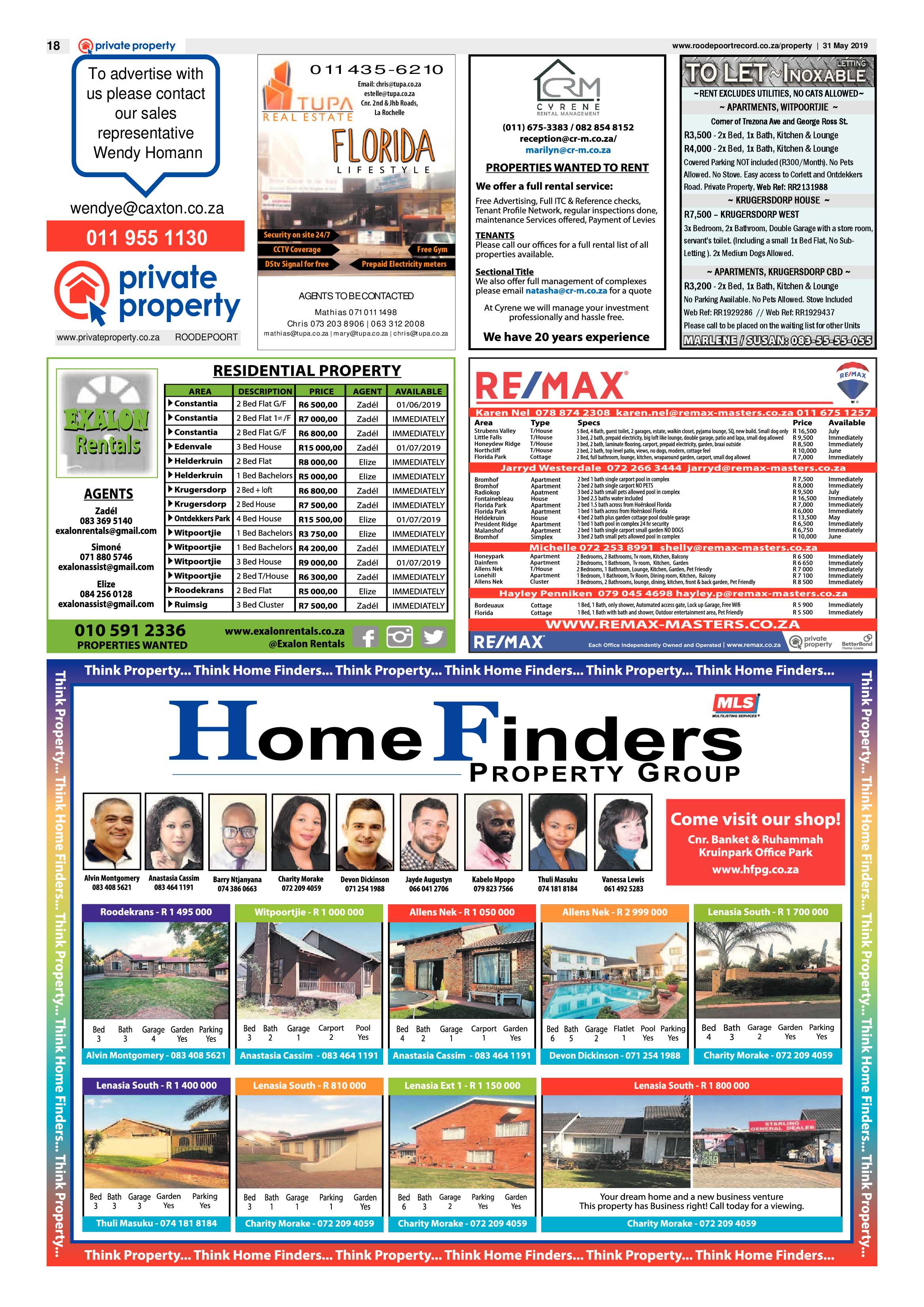 Roodepoort Record 31 May 2019 page 18