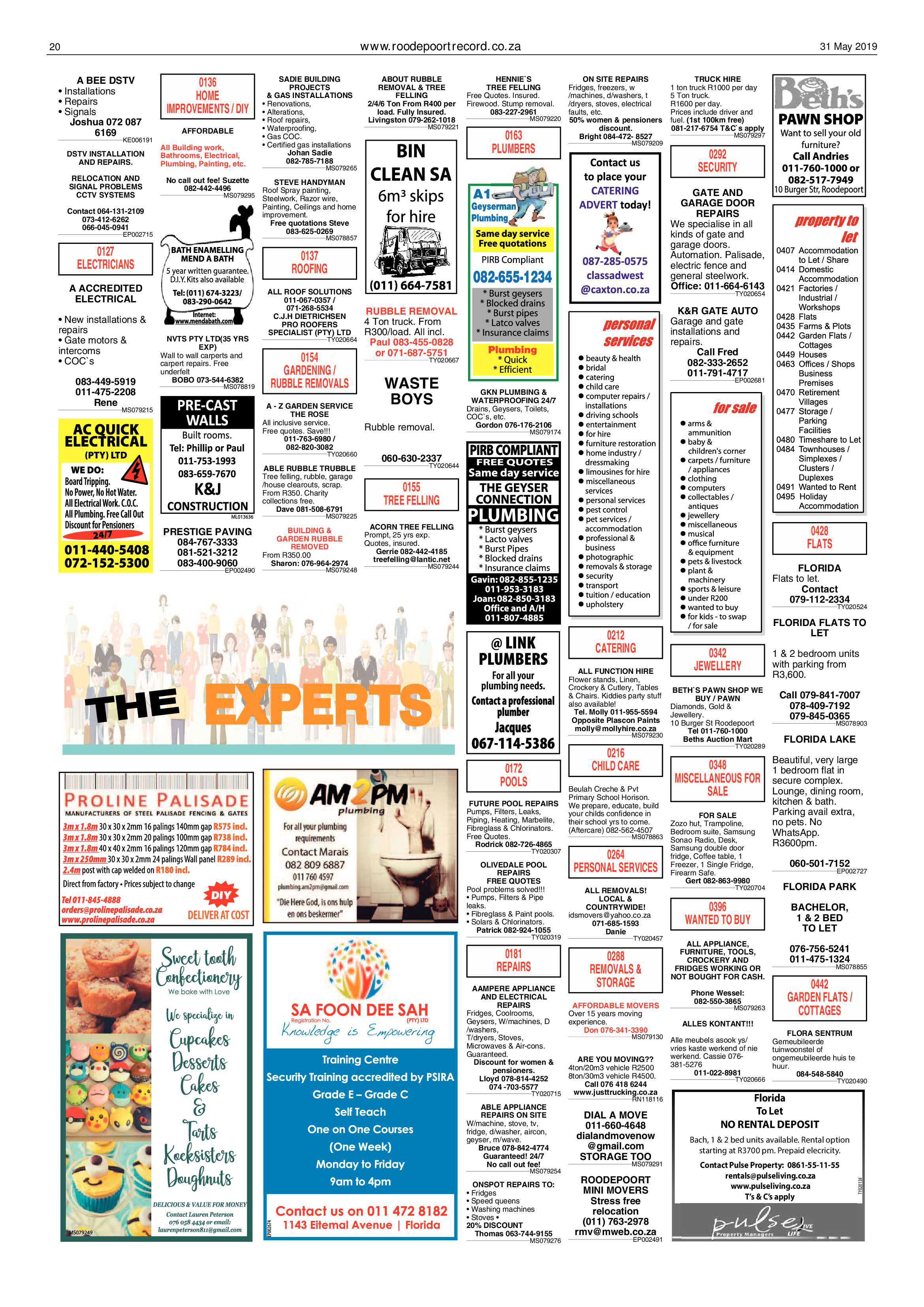 Roodepoort Record 31 May 2019 page 20