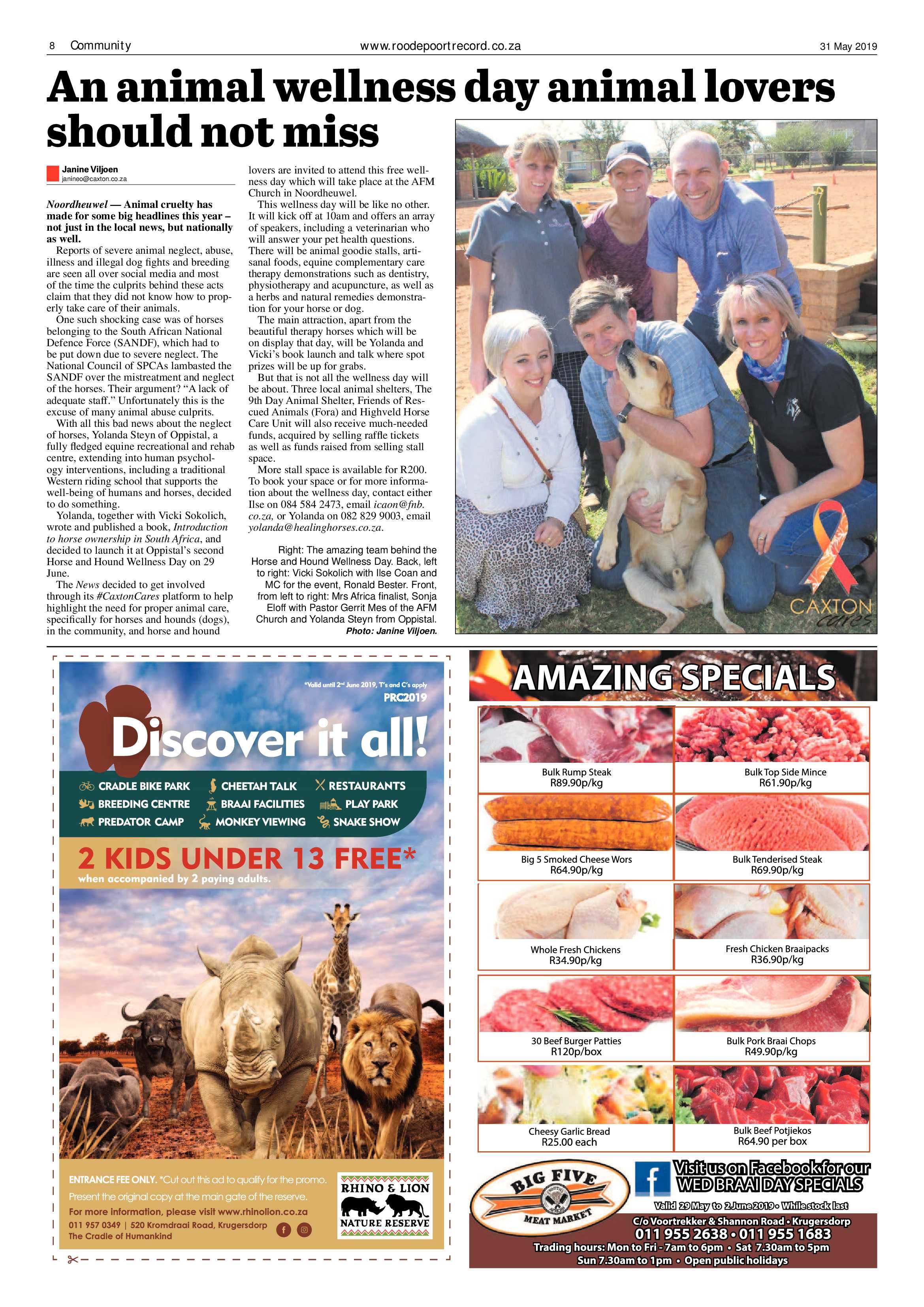 Roodepoort Record 31 May 2019 page 8