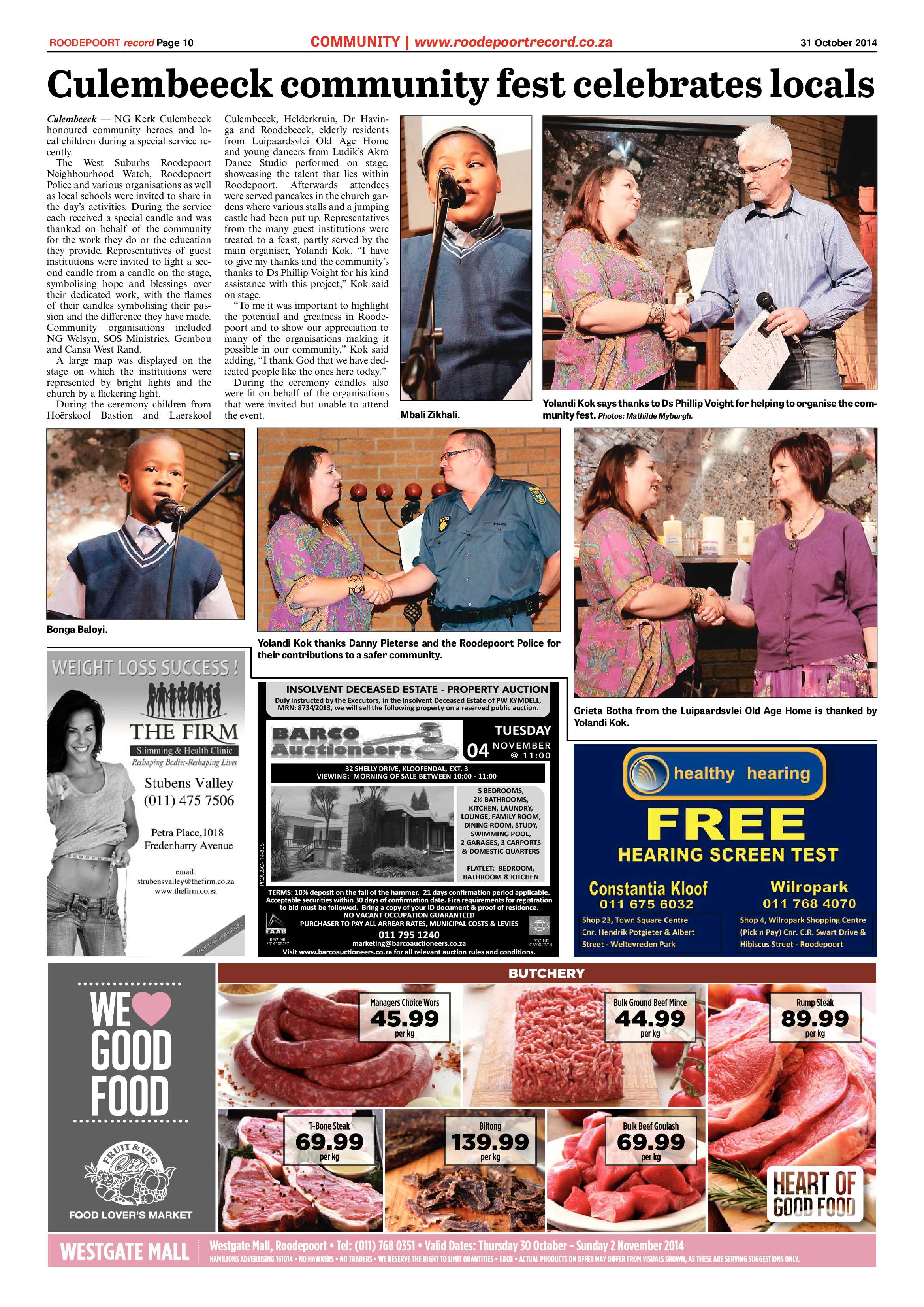 Roodepoort Record 31 October 2014 page 10