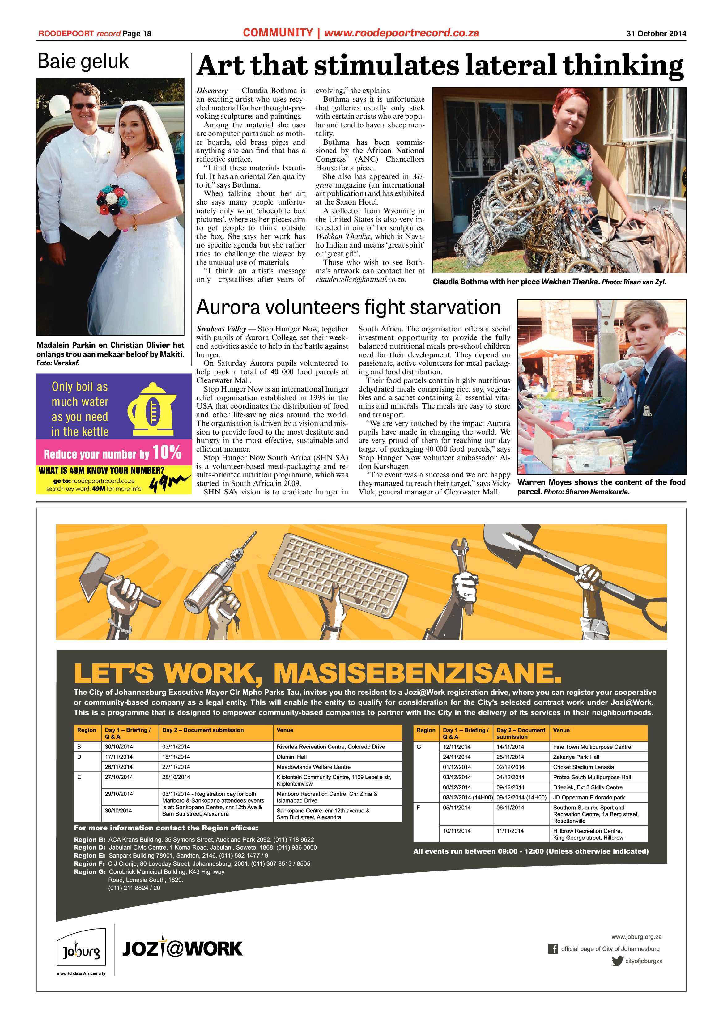 Roodepoort Record 31 October 2014 page 18