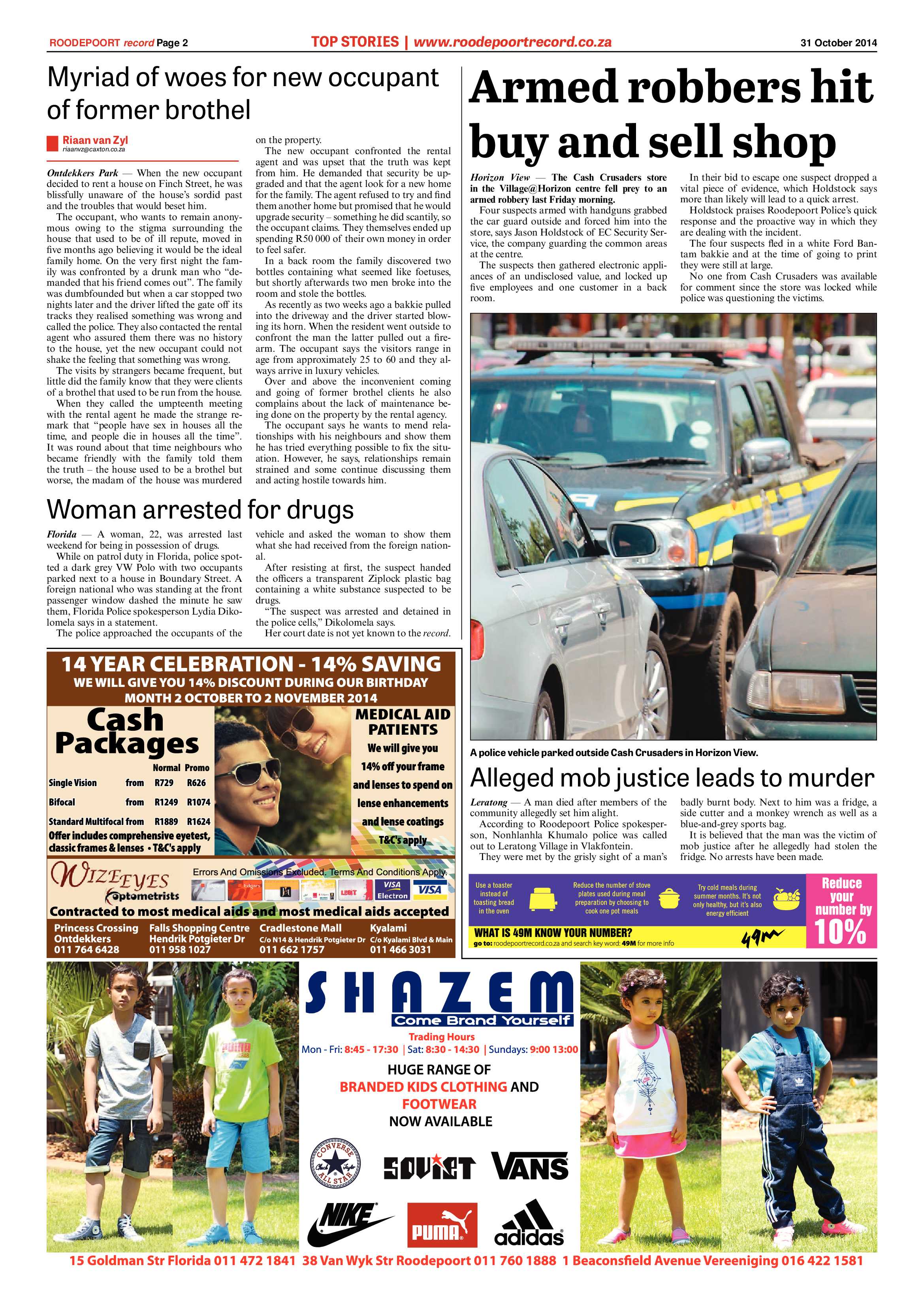 Roodepoort Record 31 October 2014 page 2