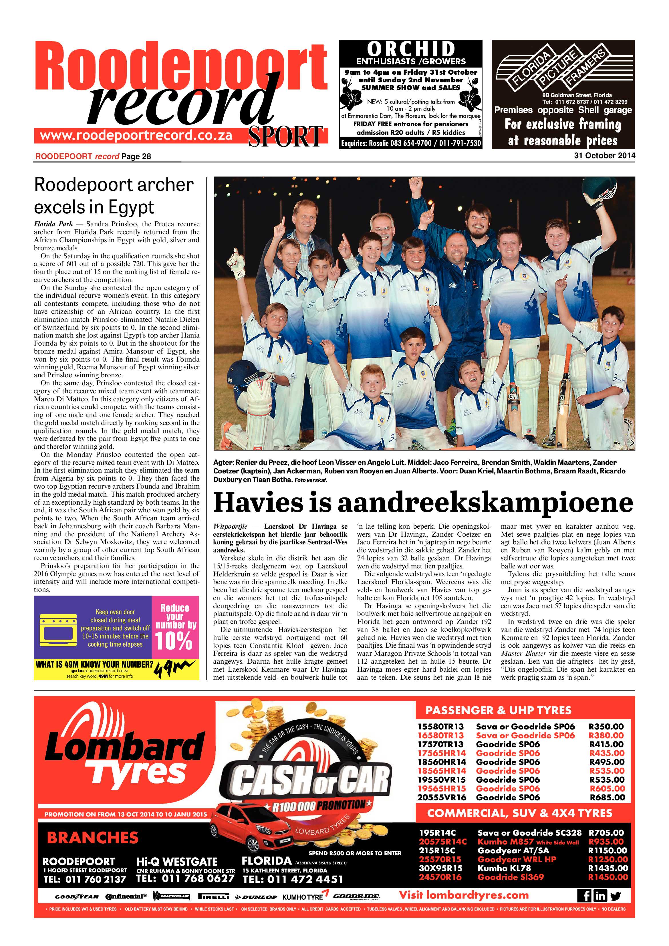 Roodepoort Record 31 October 2014 page 28