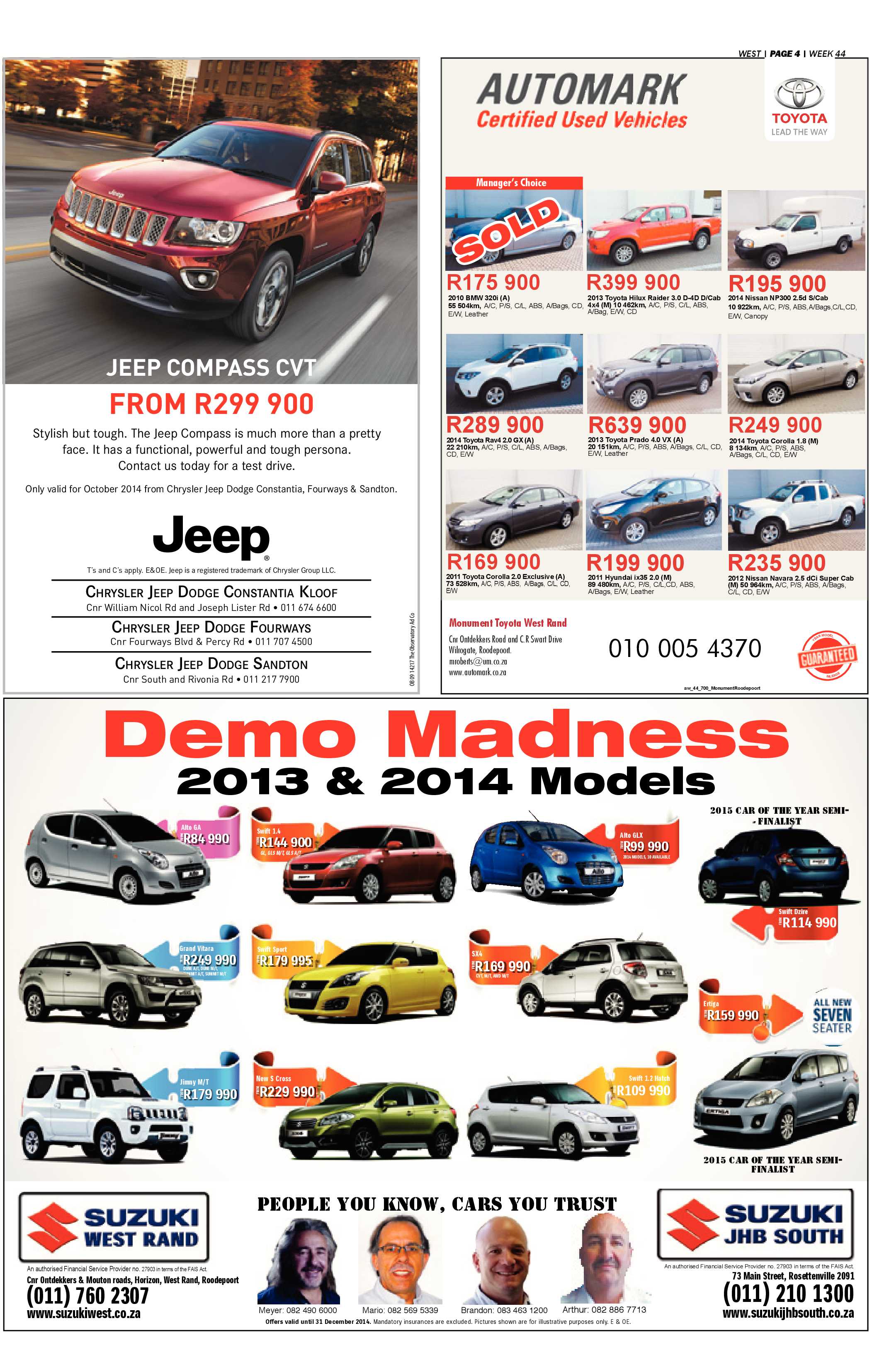 Roodepoort Record 31 October 2014 page 32