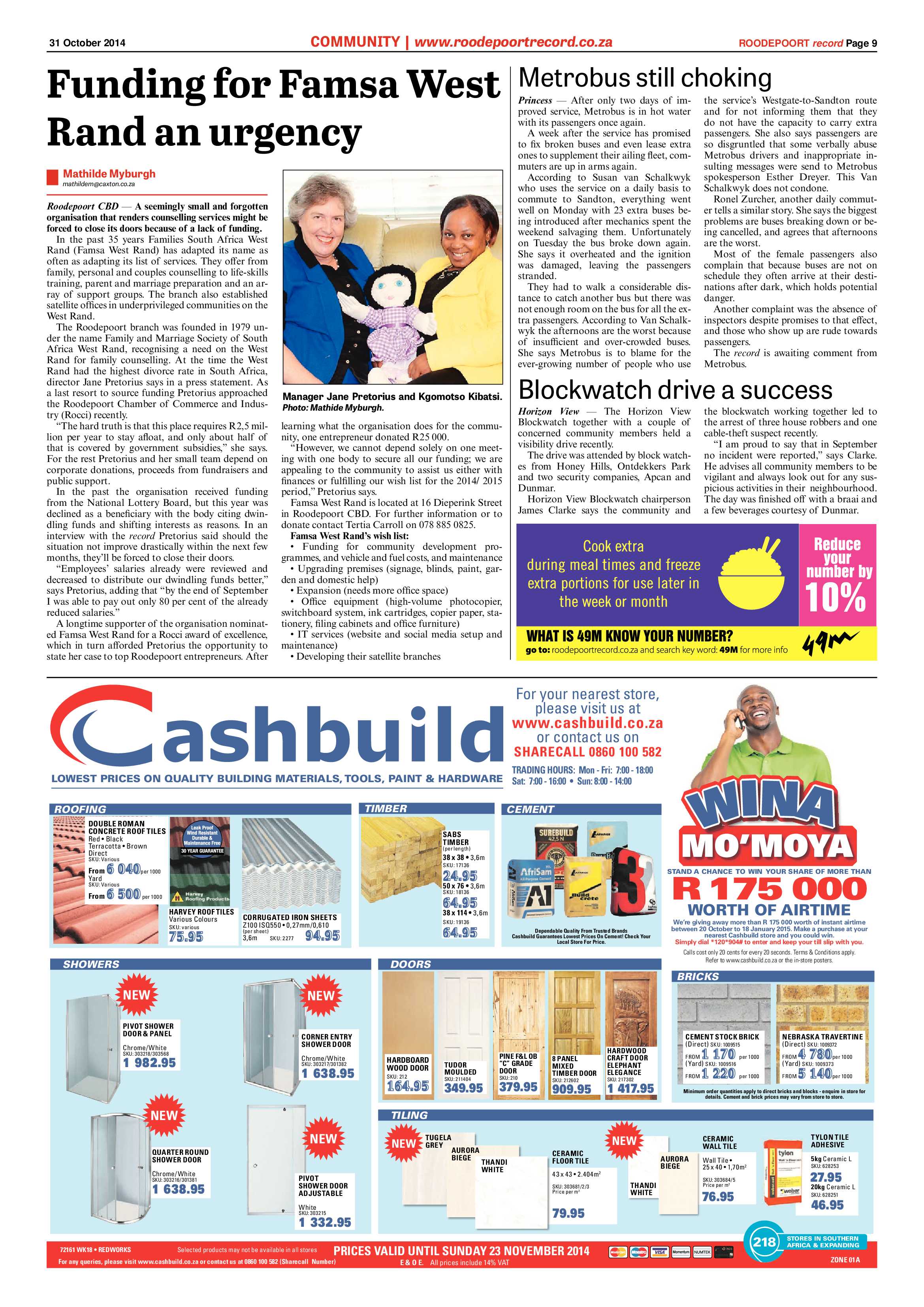 Roodepoort Record 31 October 2014 page 9