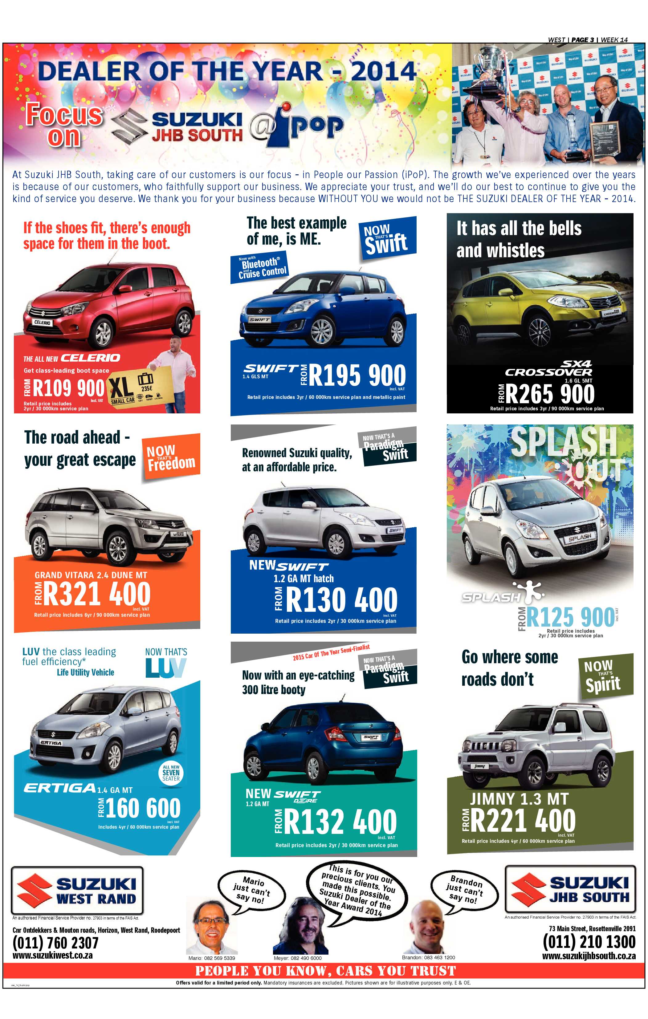 Roodepoort Record 3 April 2015 page 15