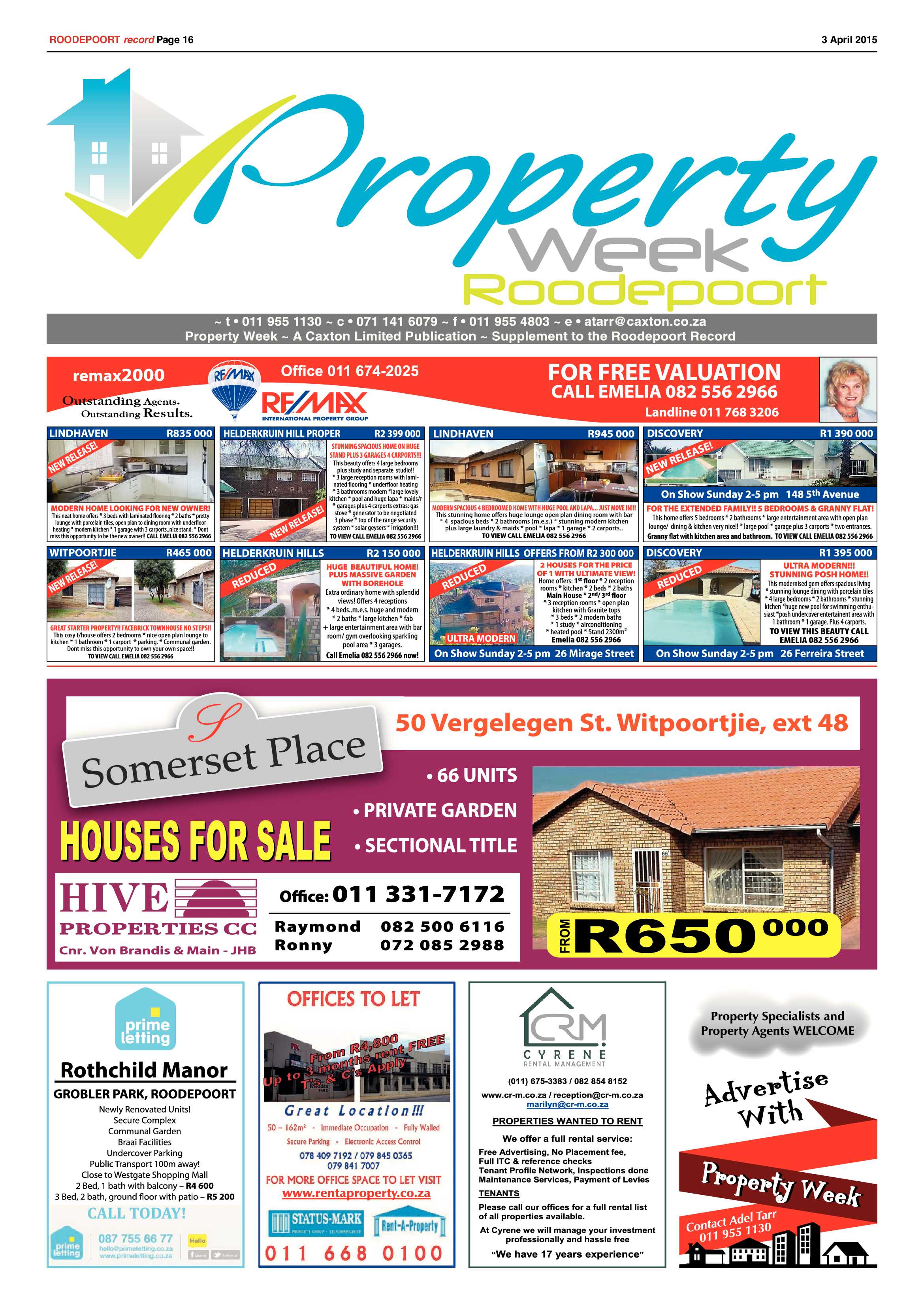 Roodepoort Record 3 April 2015 page 20
