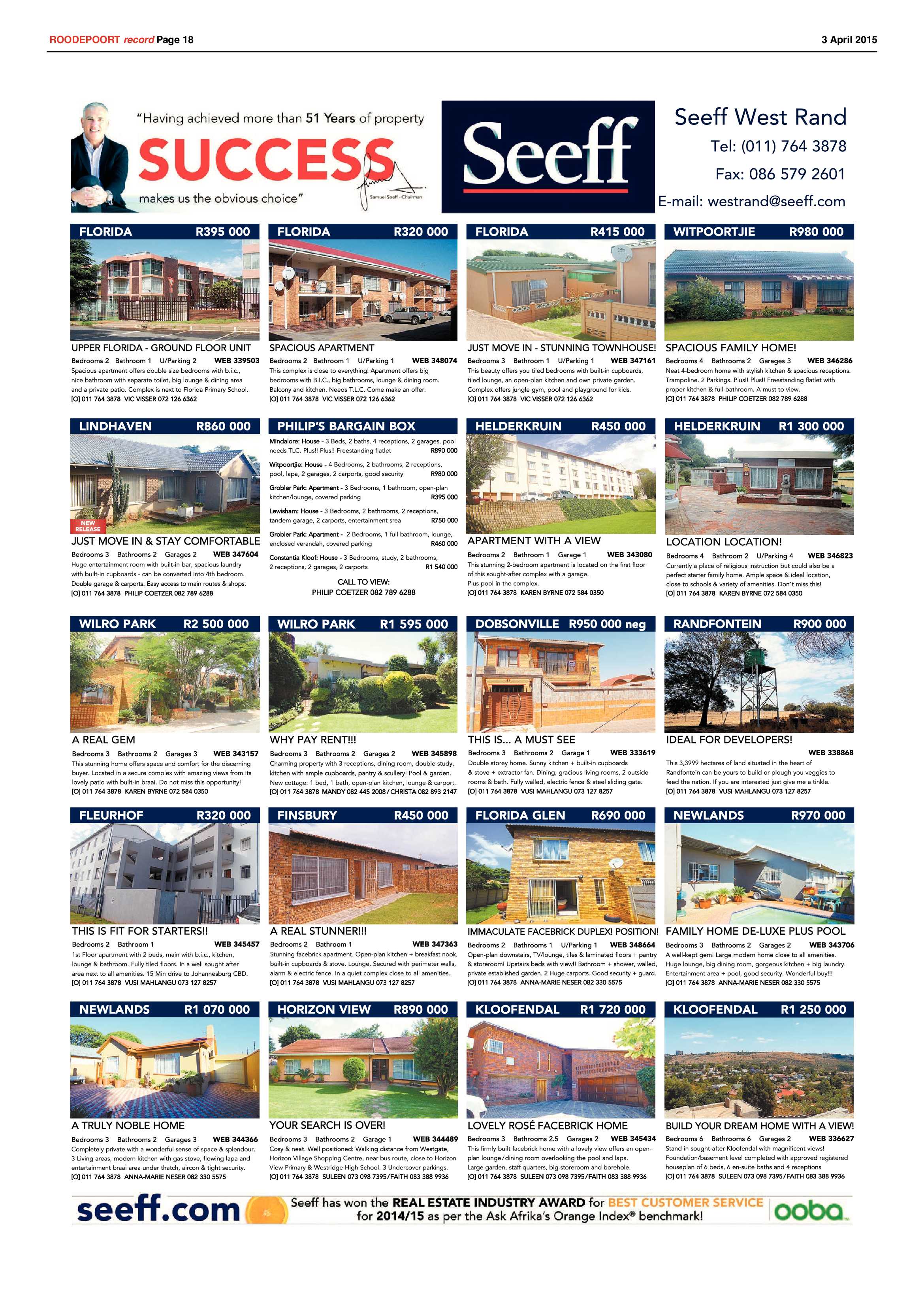 Roodepoort Record 3 April 2015 page 22