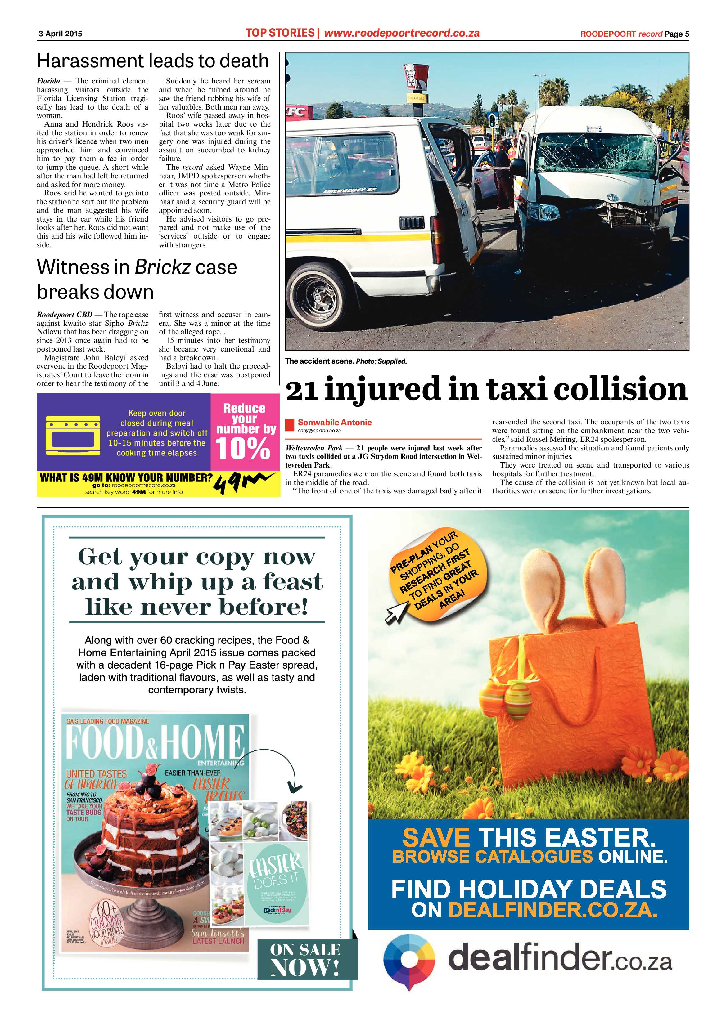 Roodepoort Record 3 April 2015 page 5