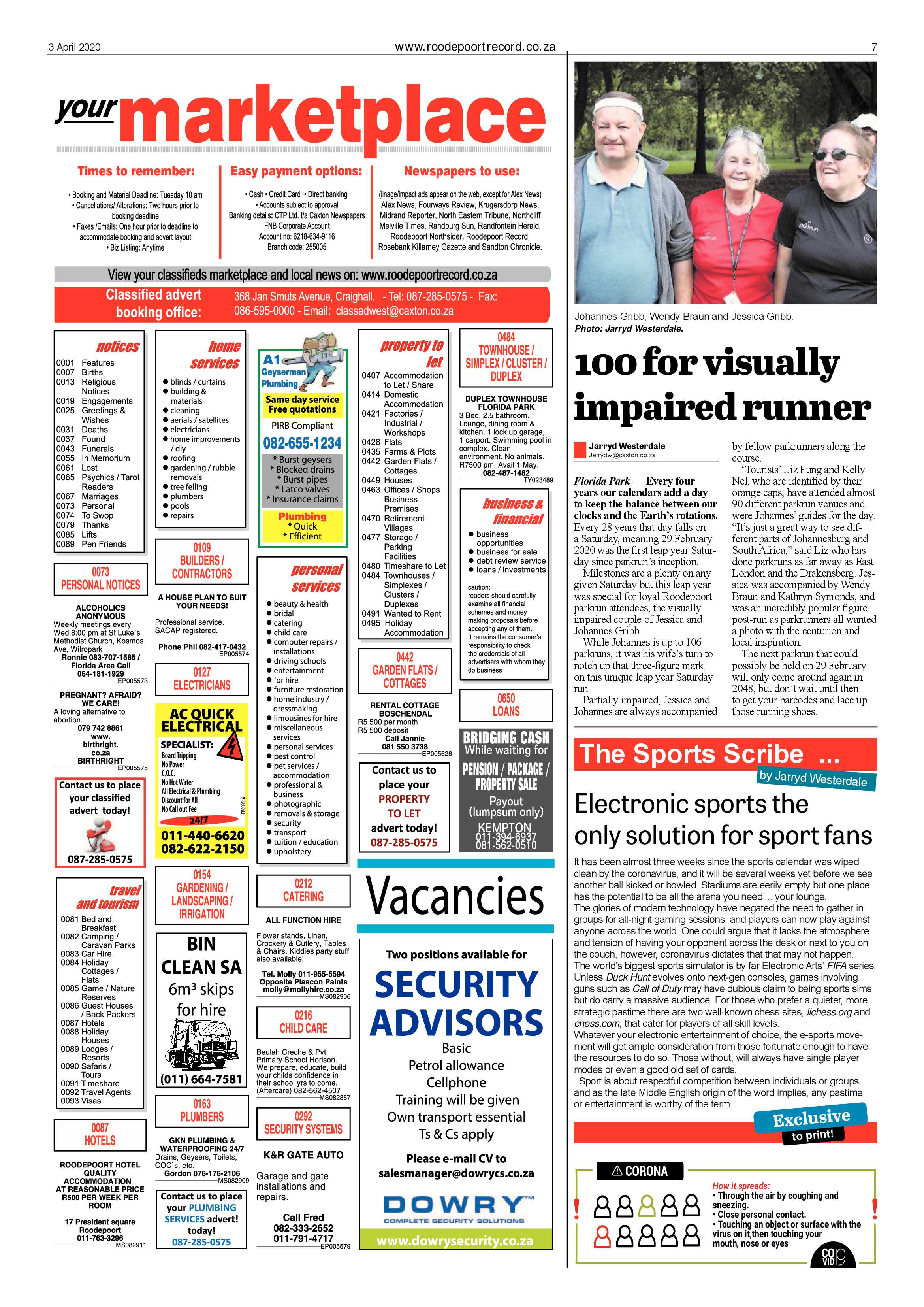 Roodepoort Record 3 April 2020 page 7