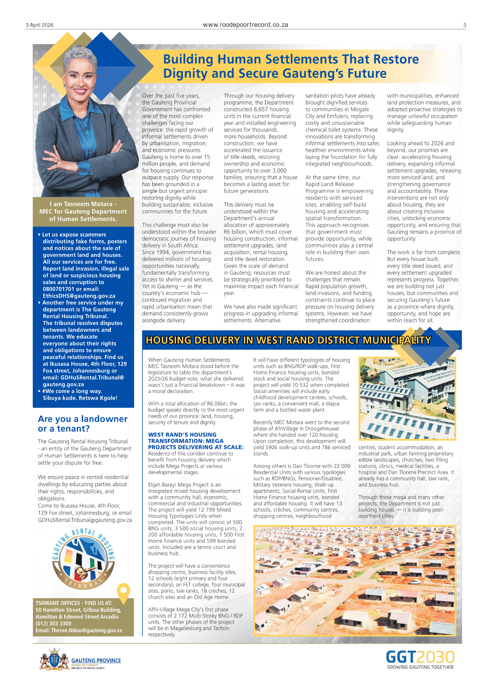 Roodepoort Record 3 April 2026 page 3