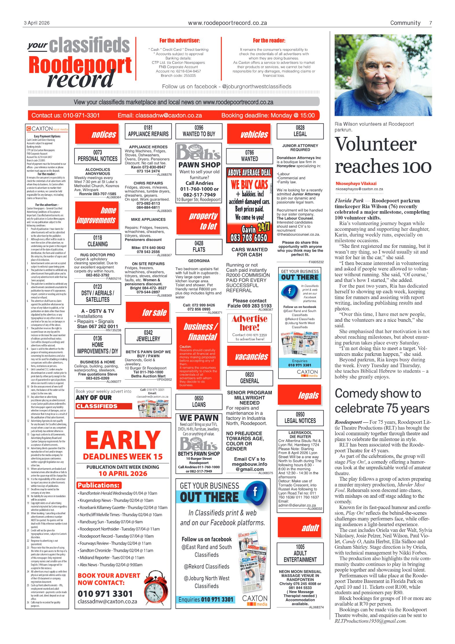 Roodepoort Record 3 April 2026 page 7