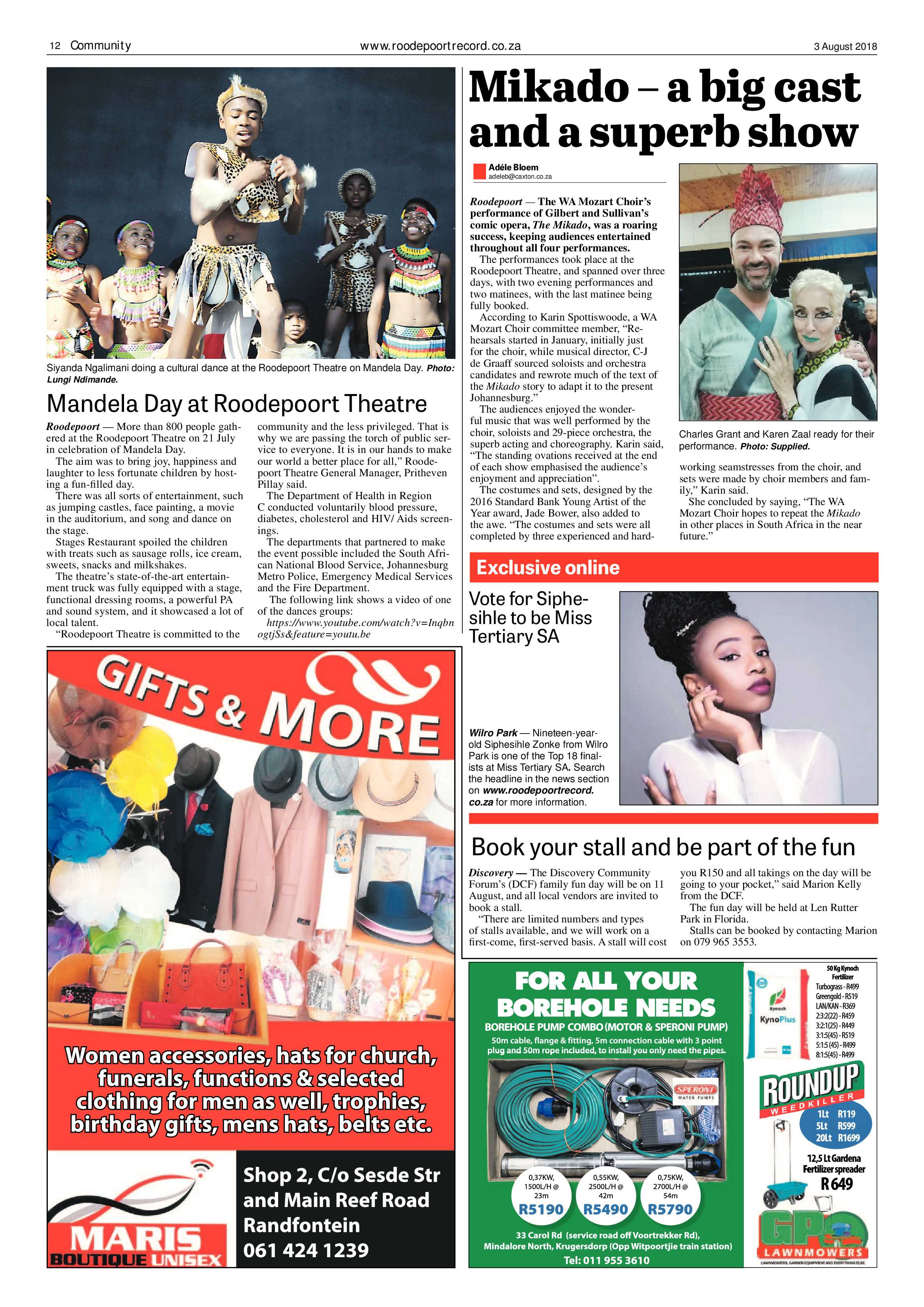 Roodepoort Record 3 August 2018 page 12