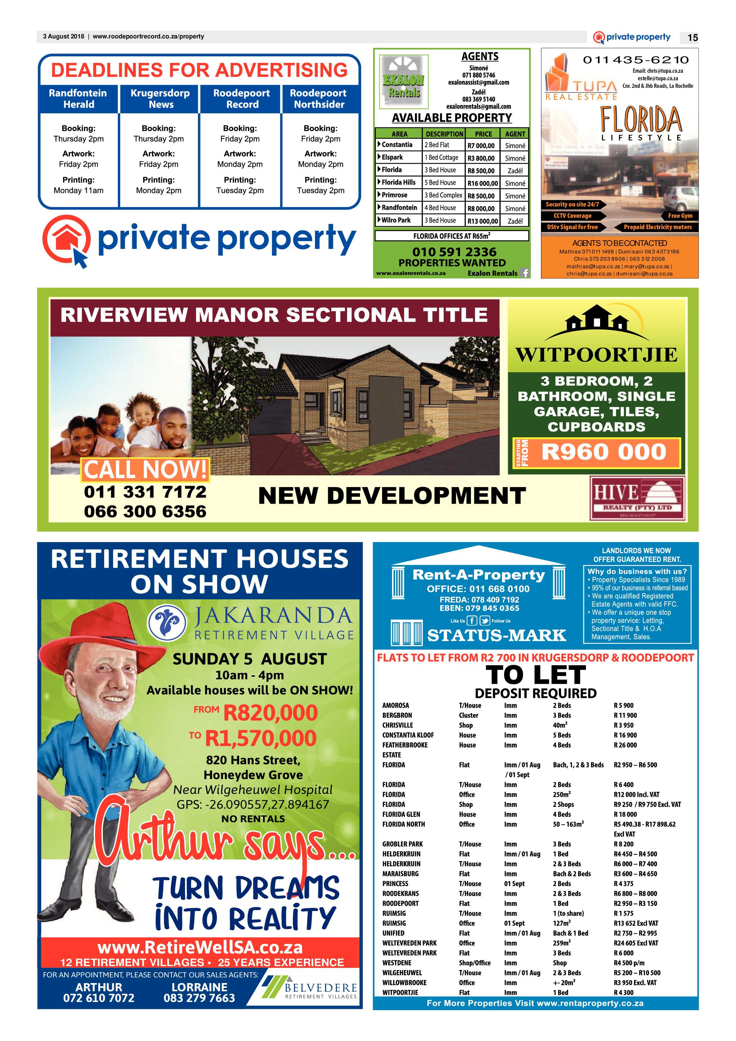 Roodepoort Record 3 August 2018 page 15
