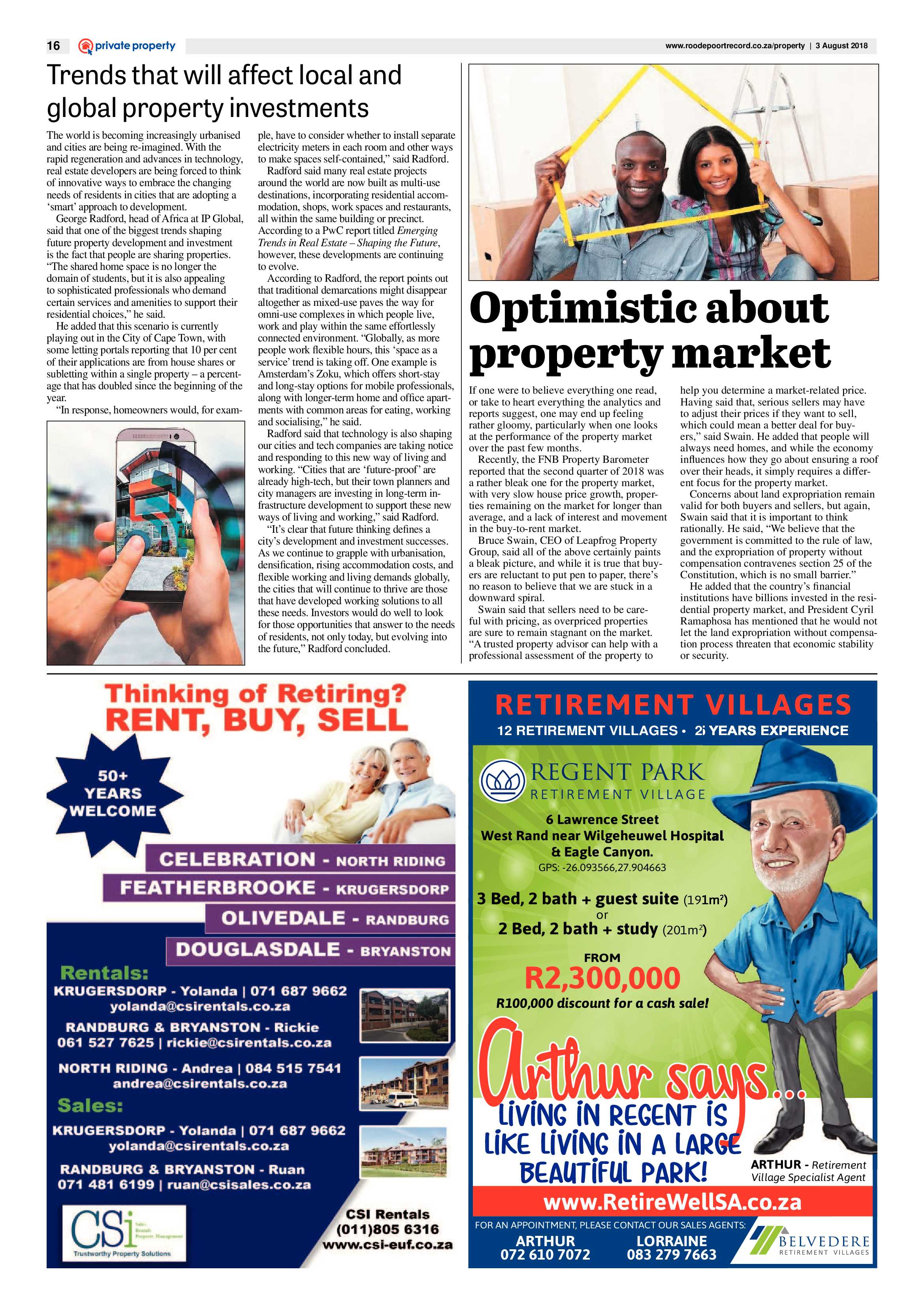 Roodepoort Record 3 August 2018 page 16