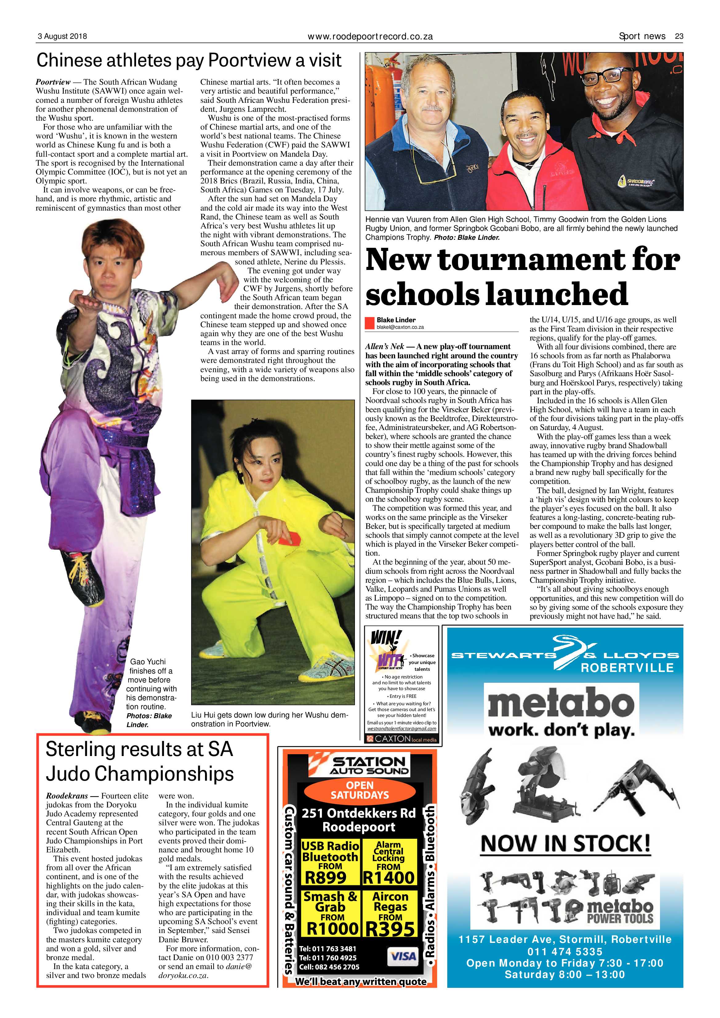 Roodepoort Record 3 August 2018 page 23