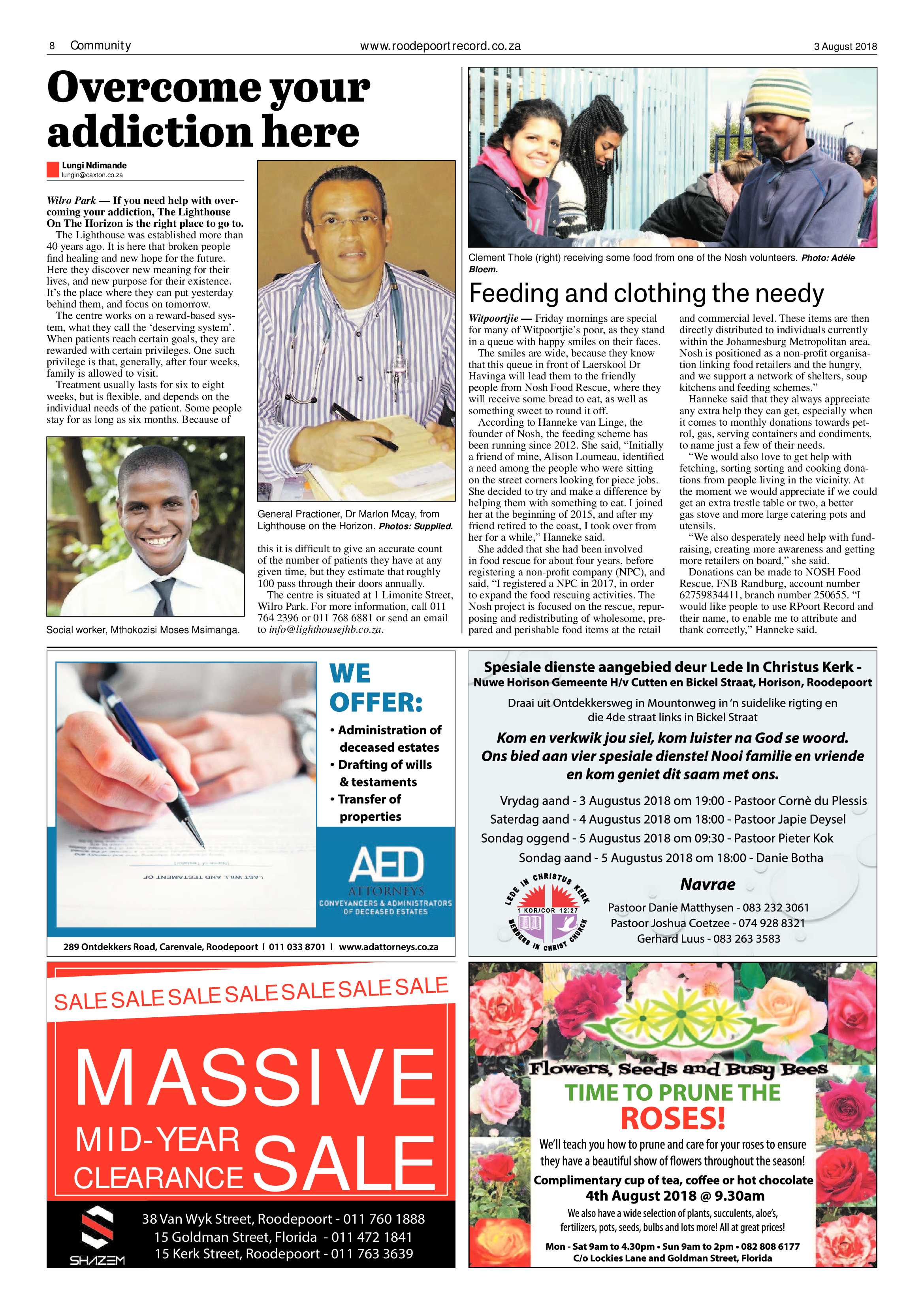 Roodepoort Record 3 August 2018 page 8