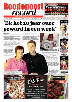 Roodepoort Record 3 August 2018