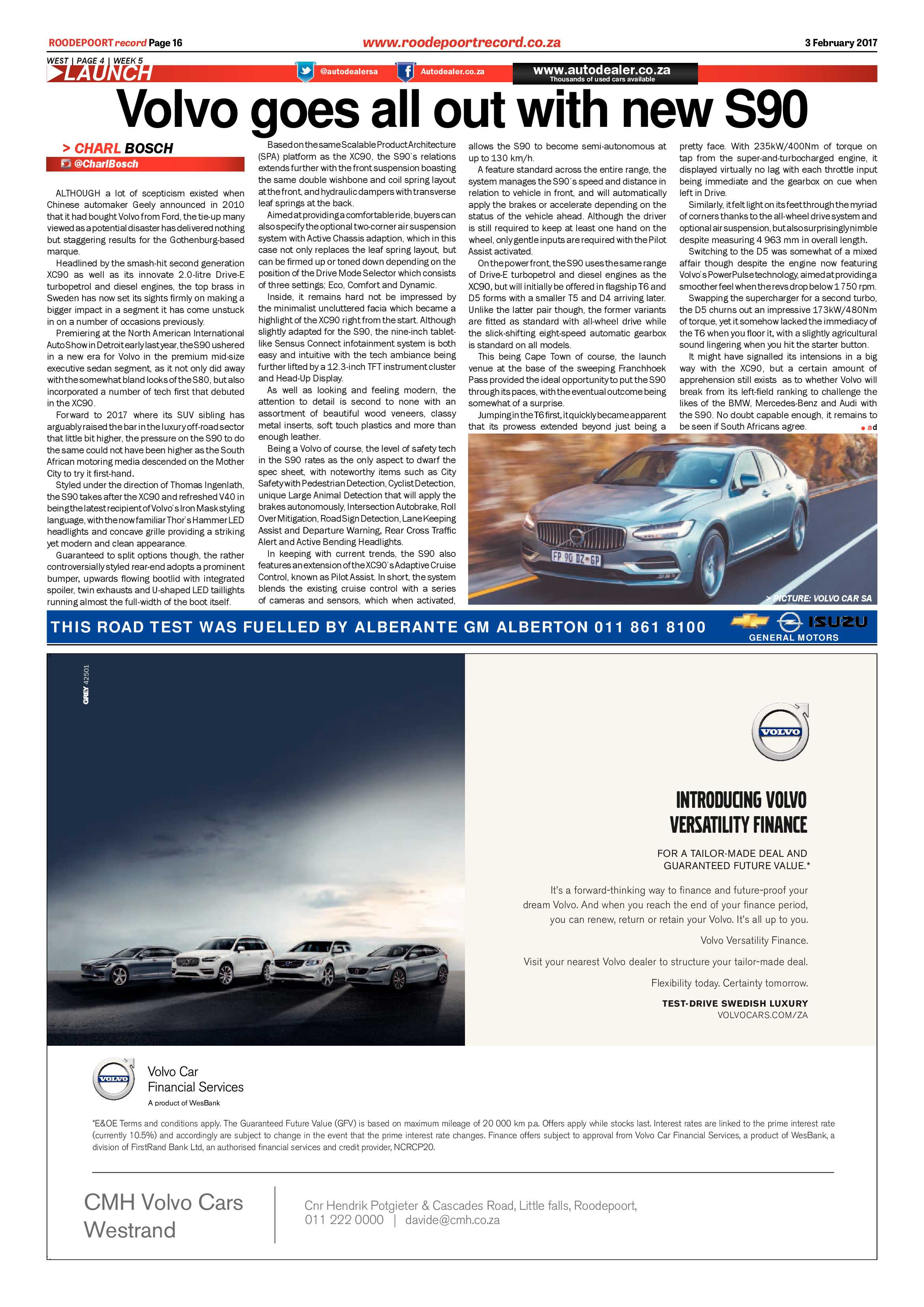 Roodepoort Record 3 February 2017 page 16