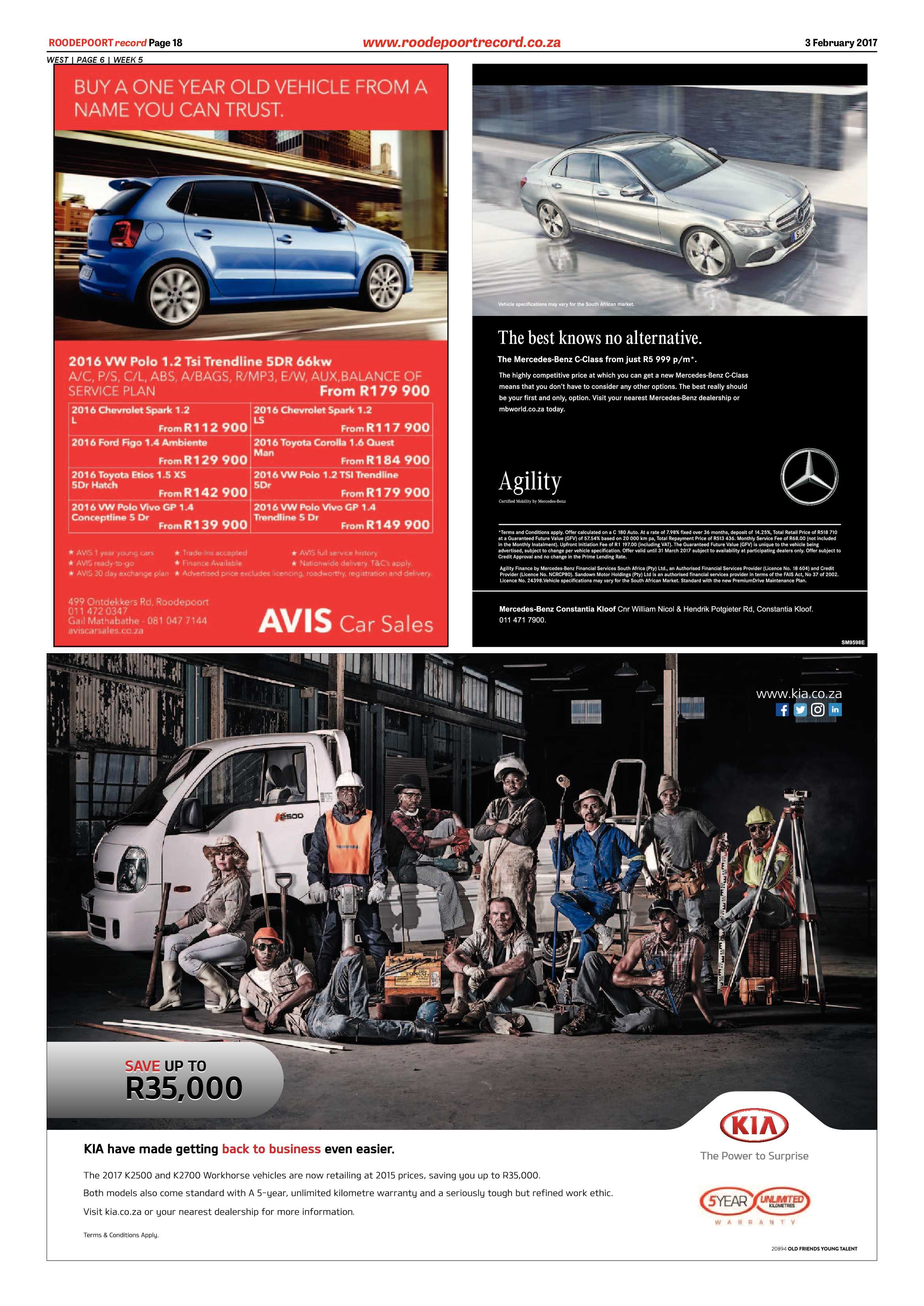 Roodepoort Record 3 February 2017 page 18