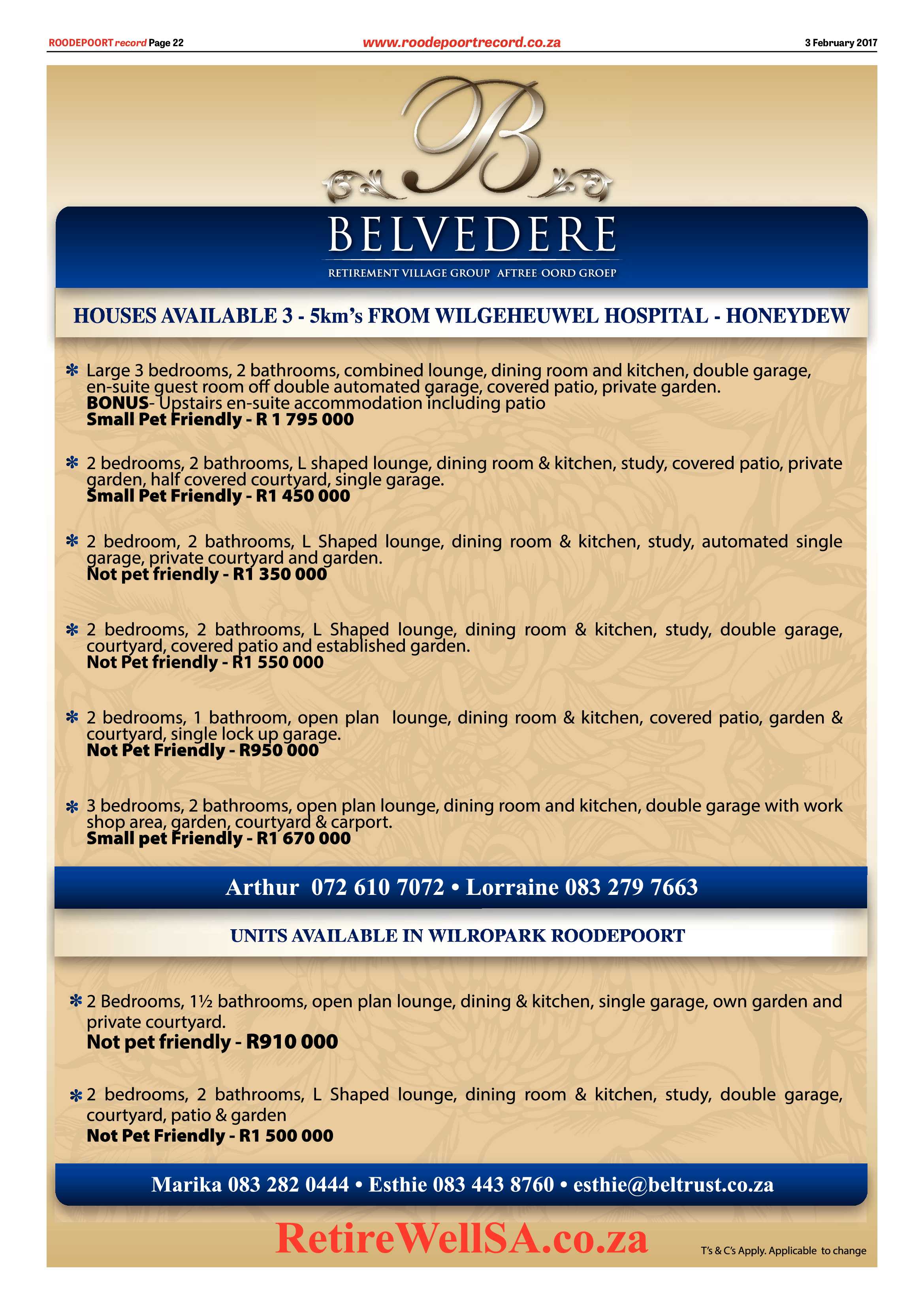 Roodepoort Record 3 February 2017 page 22