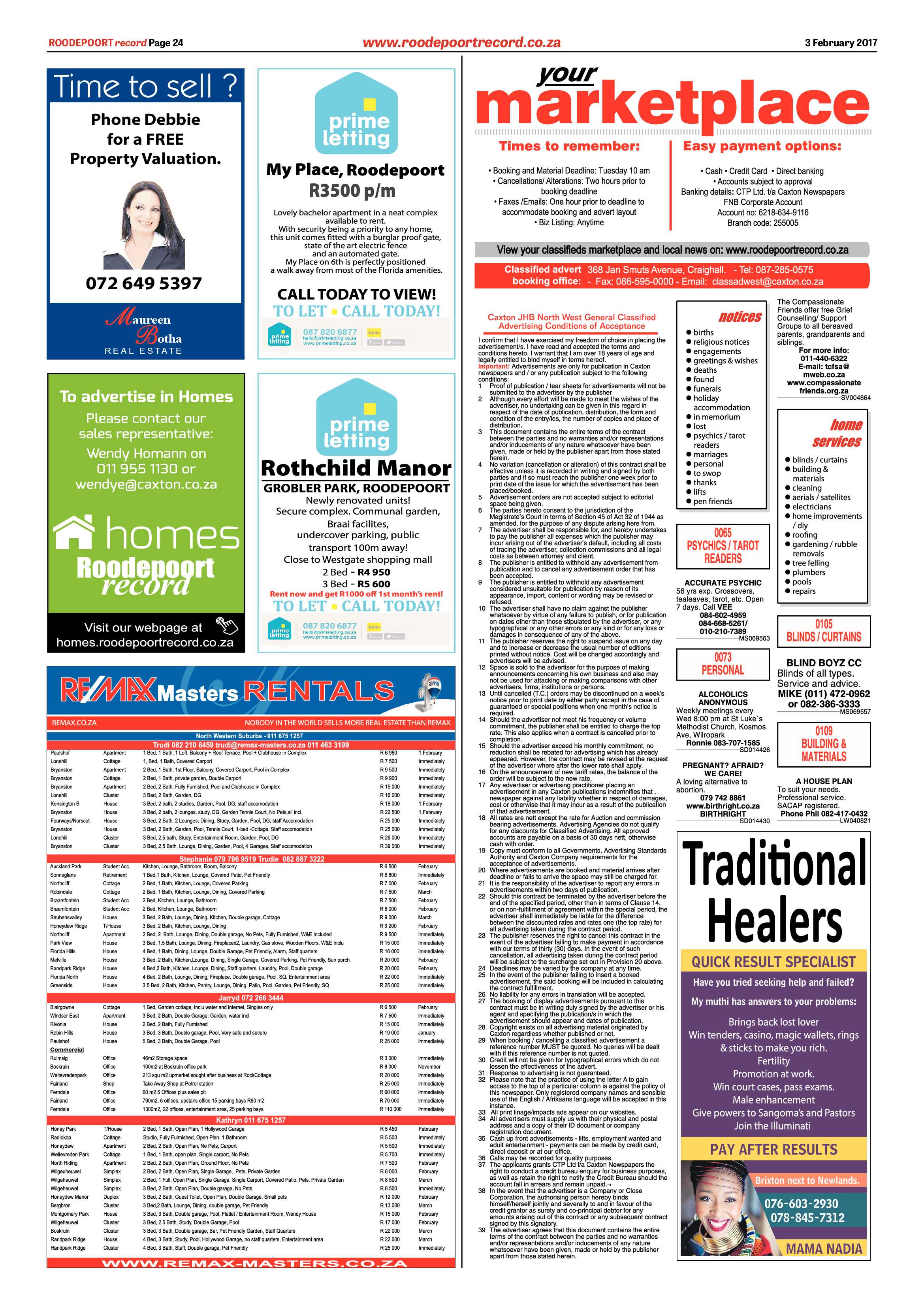 Roodepoort Record 3 February 2017 page 24