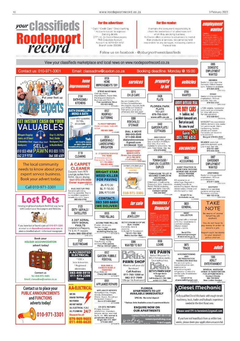 Roodepoort Record 3 February 2023 page 10
