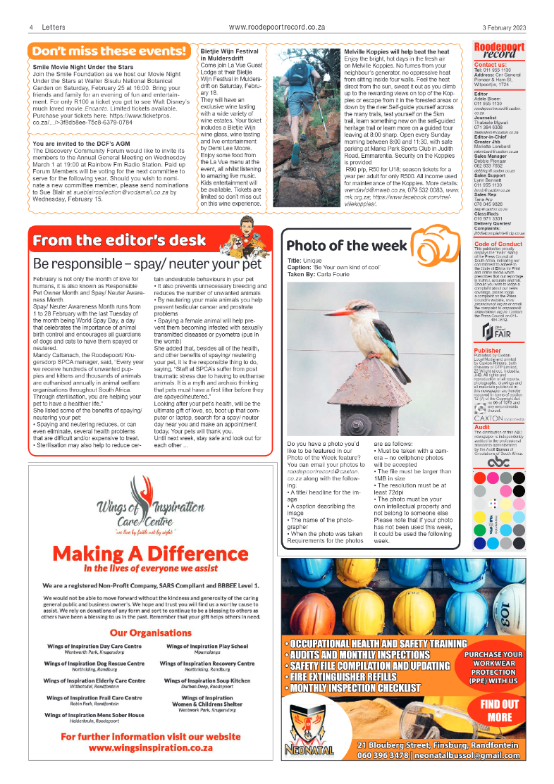 Roodepoort Record 3 February 2023 page 4