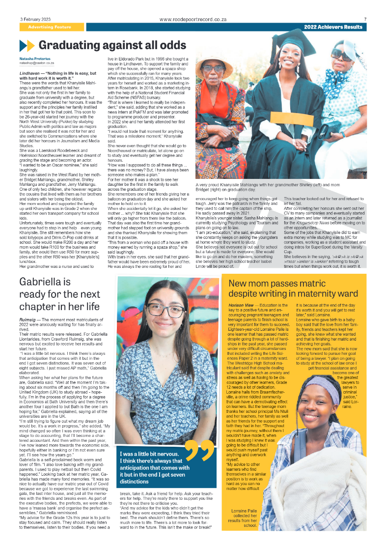 Roodepoort Record 3 February 2023 page 7