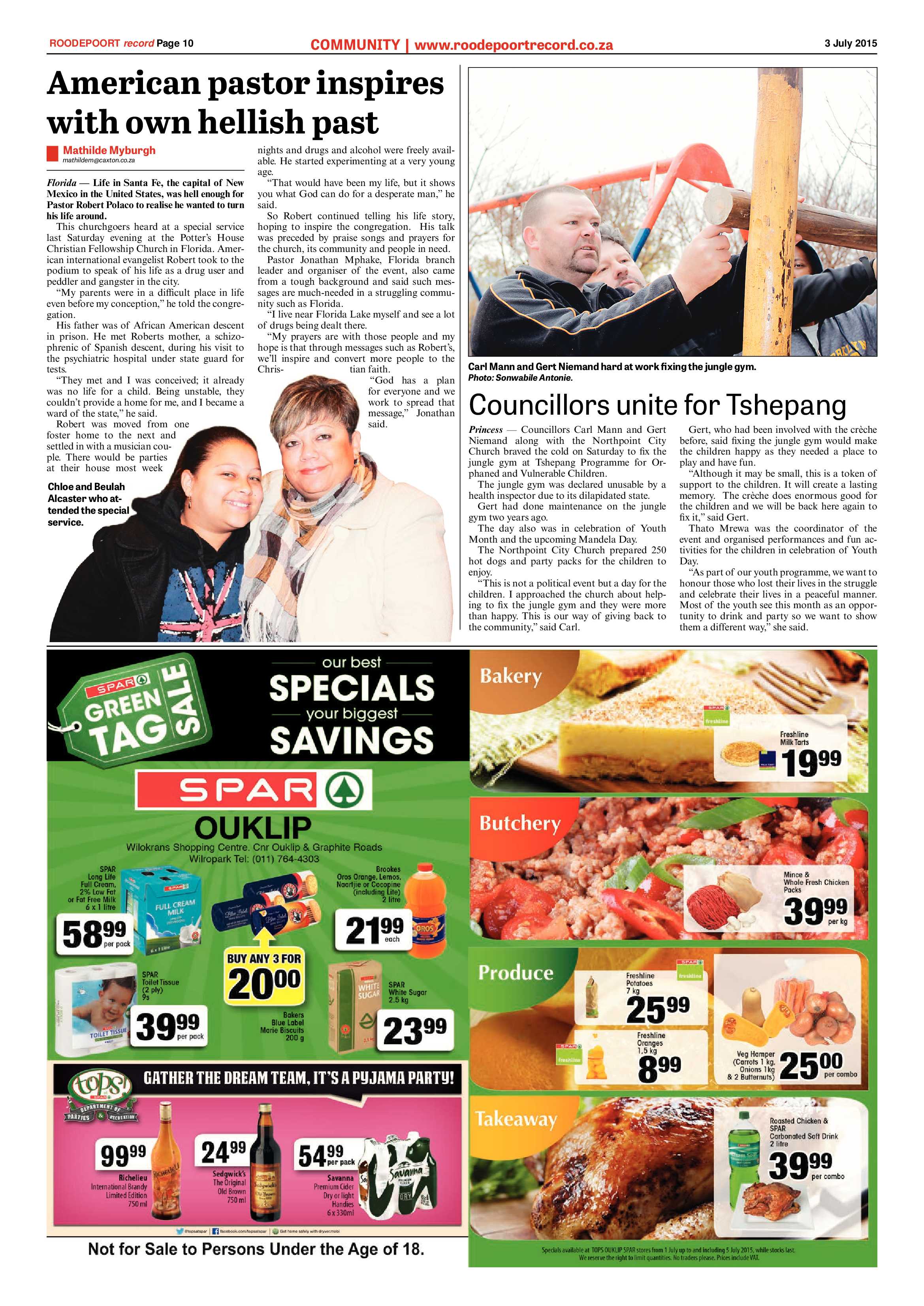 Roodepoort Record 3 July 2015 page 10