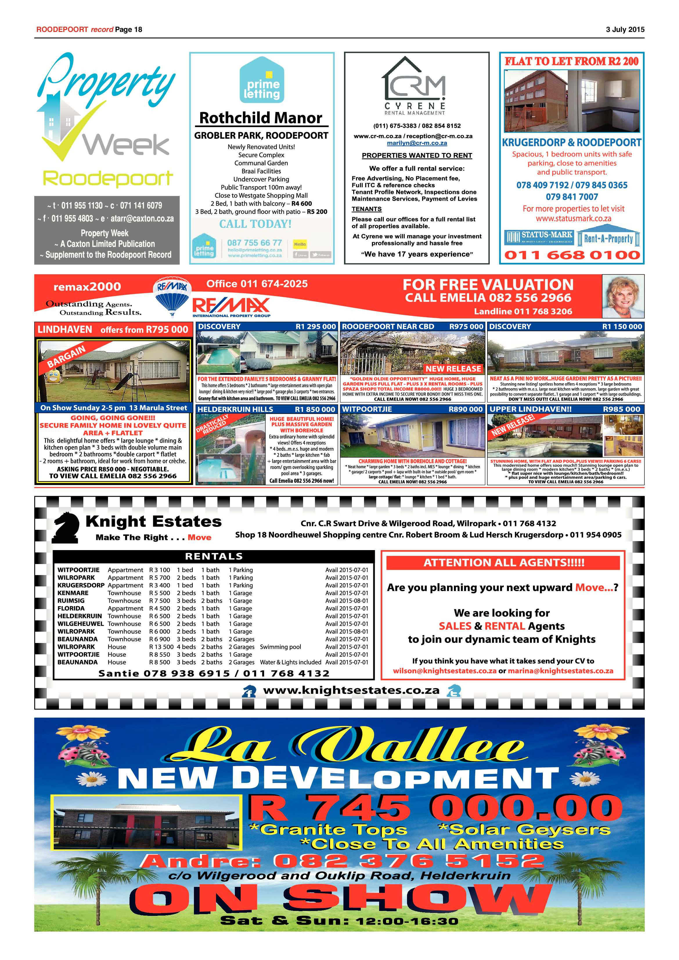 Roodepoort Record 3 July 2015 page 18