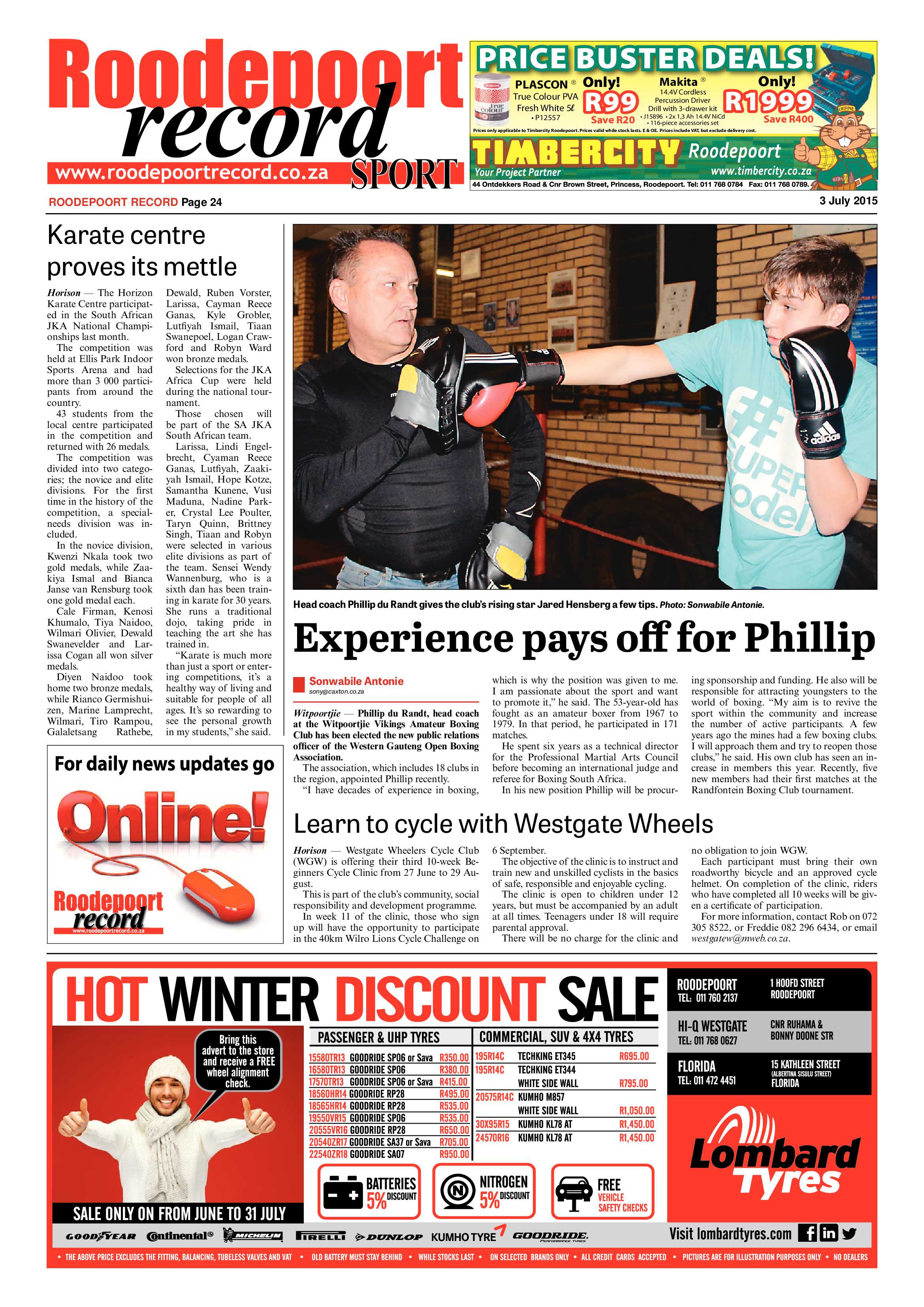 Roodepoort Record 3 July 2015 page 24