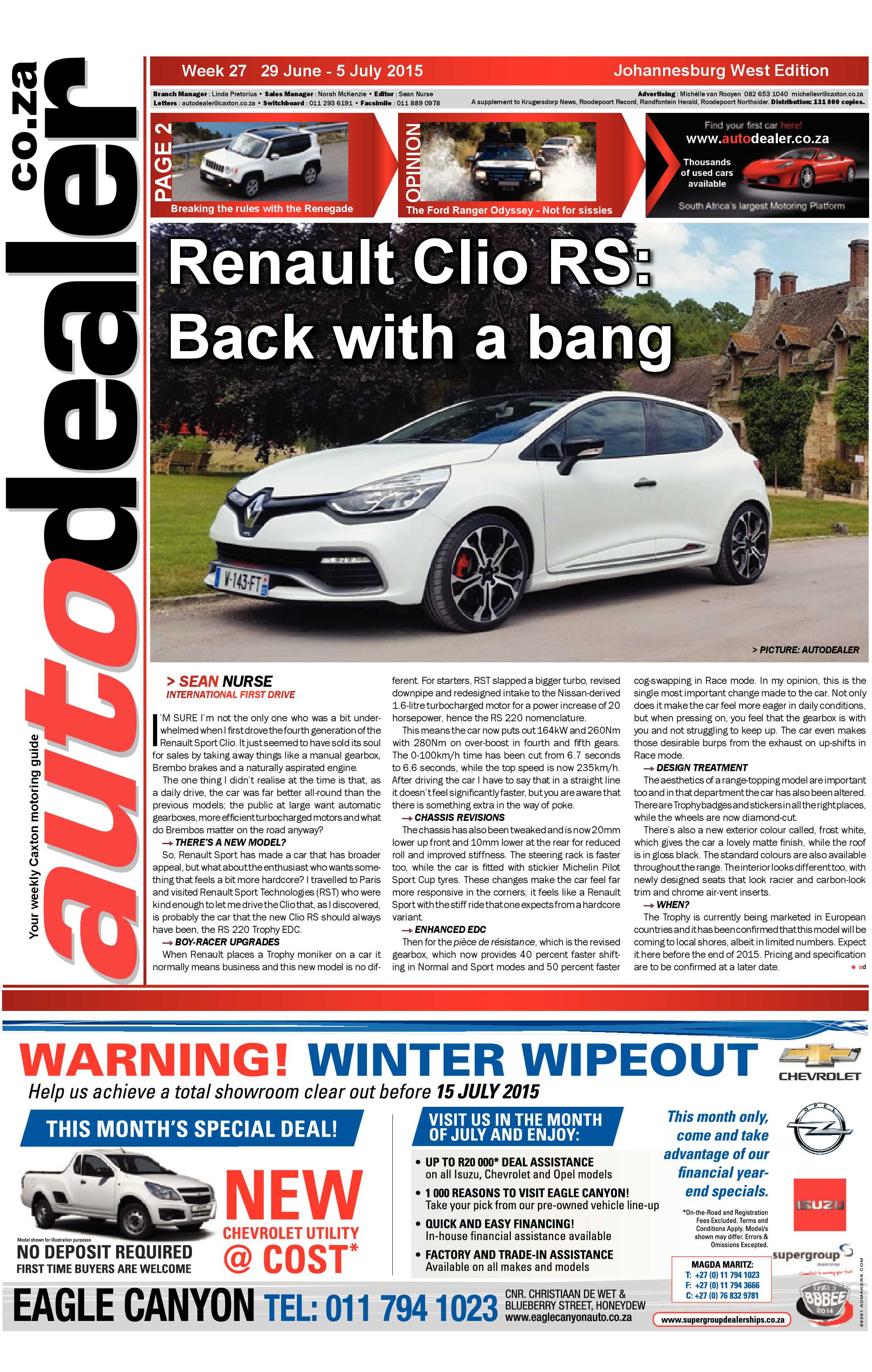 Roodepoort Record 3 July 2015 page 25