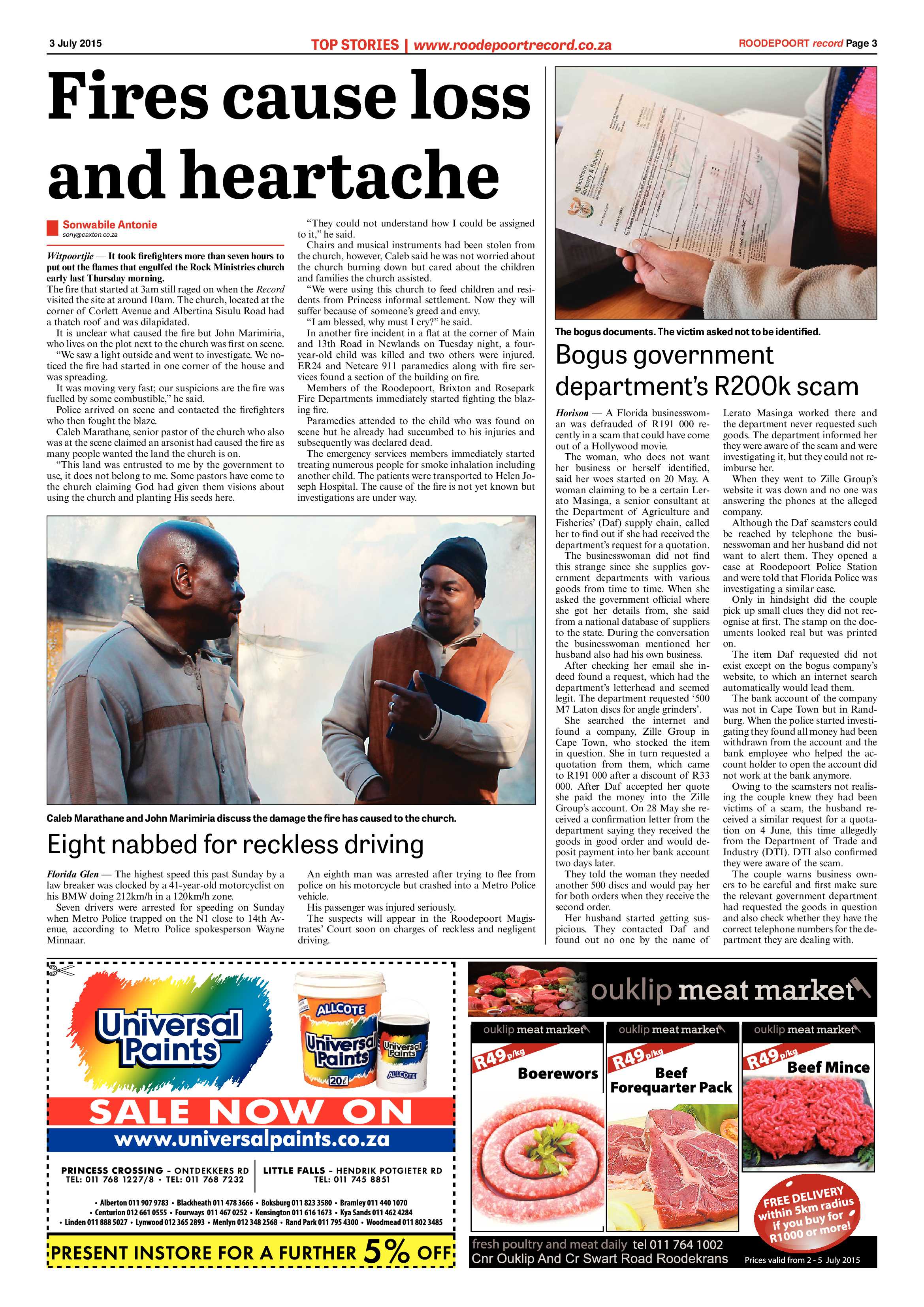 Roodepoort Record 3 July 2015 page 3