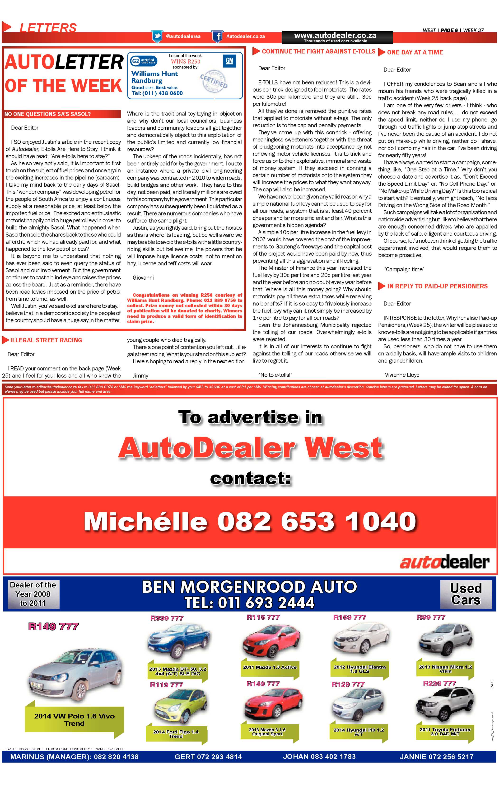 Roodepoort Record 3 July 2015 page 30