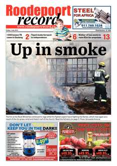 Roodepoort Record 3 July 2015