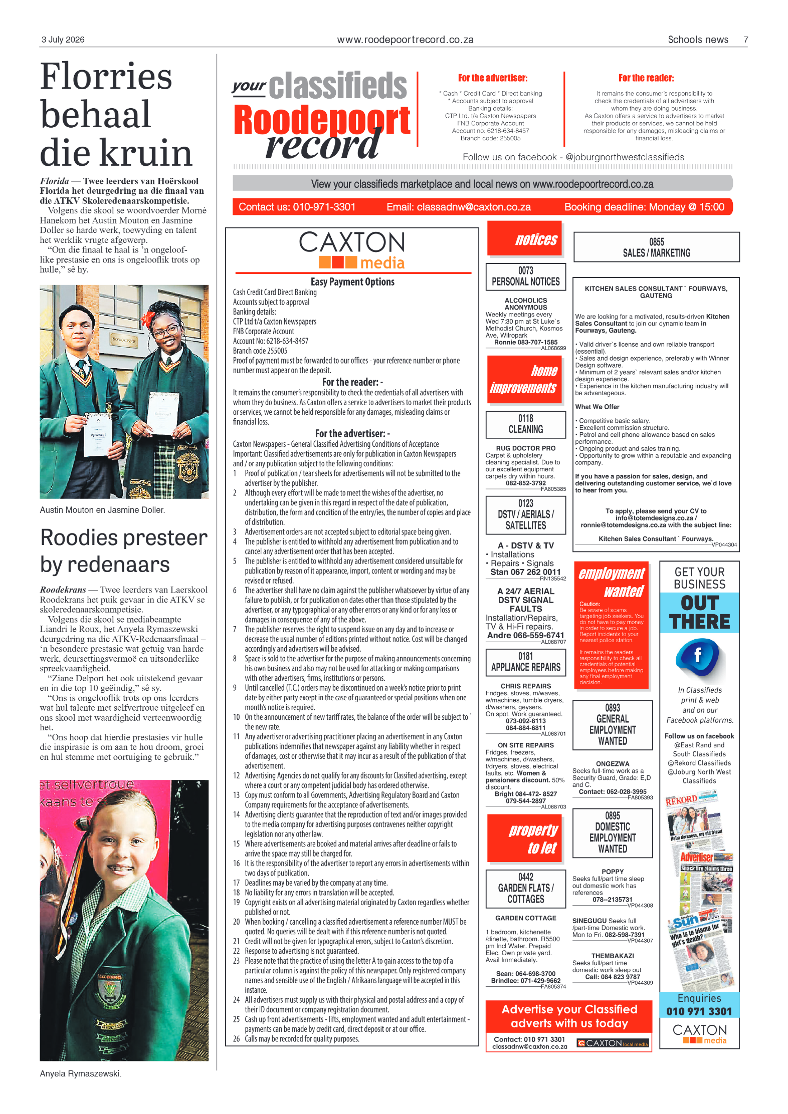 Roodepoort Record 3 July 2026 page 7